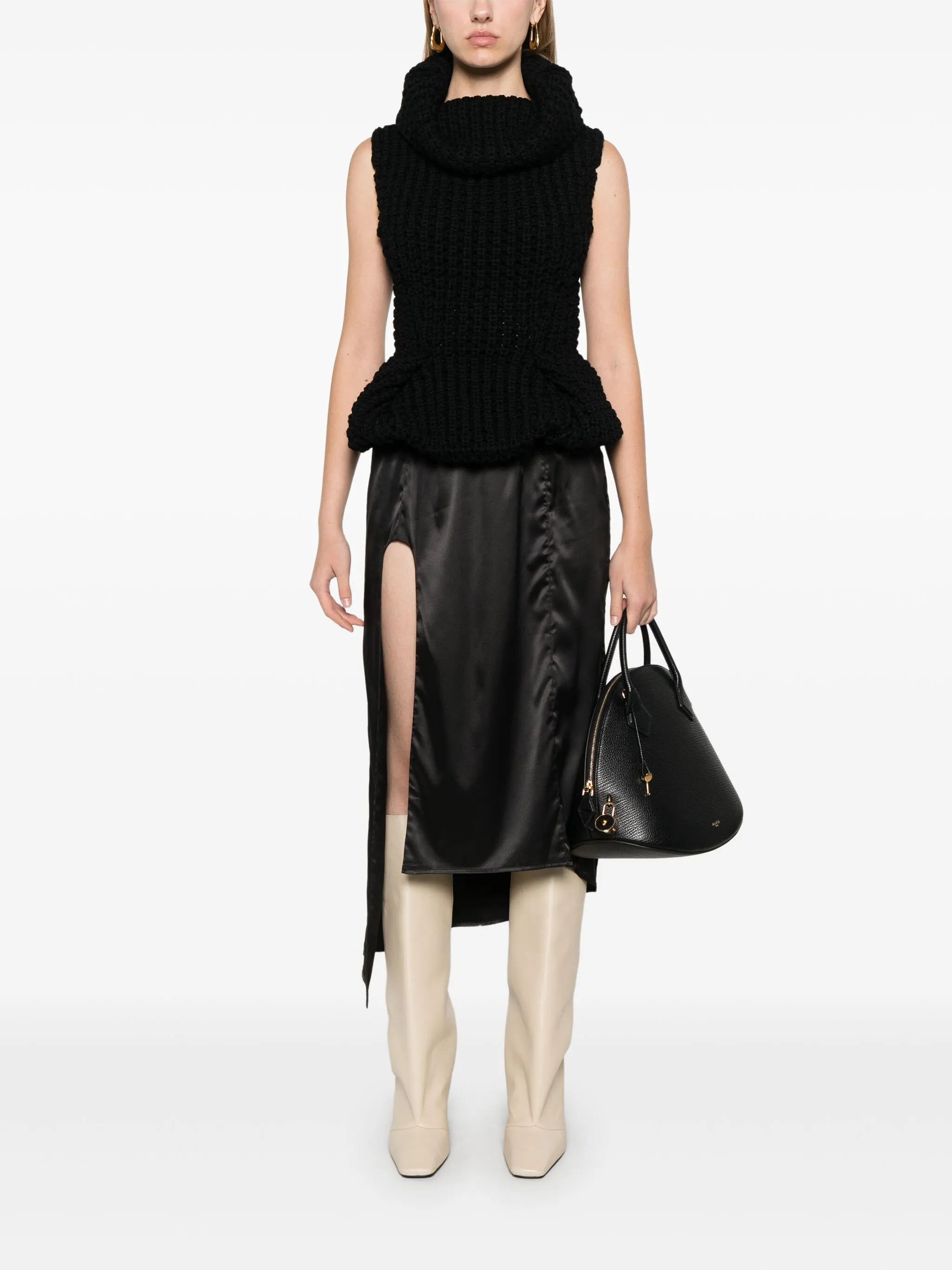 waffle wool top