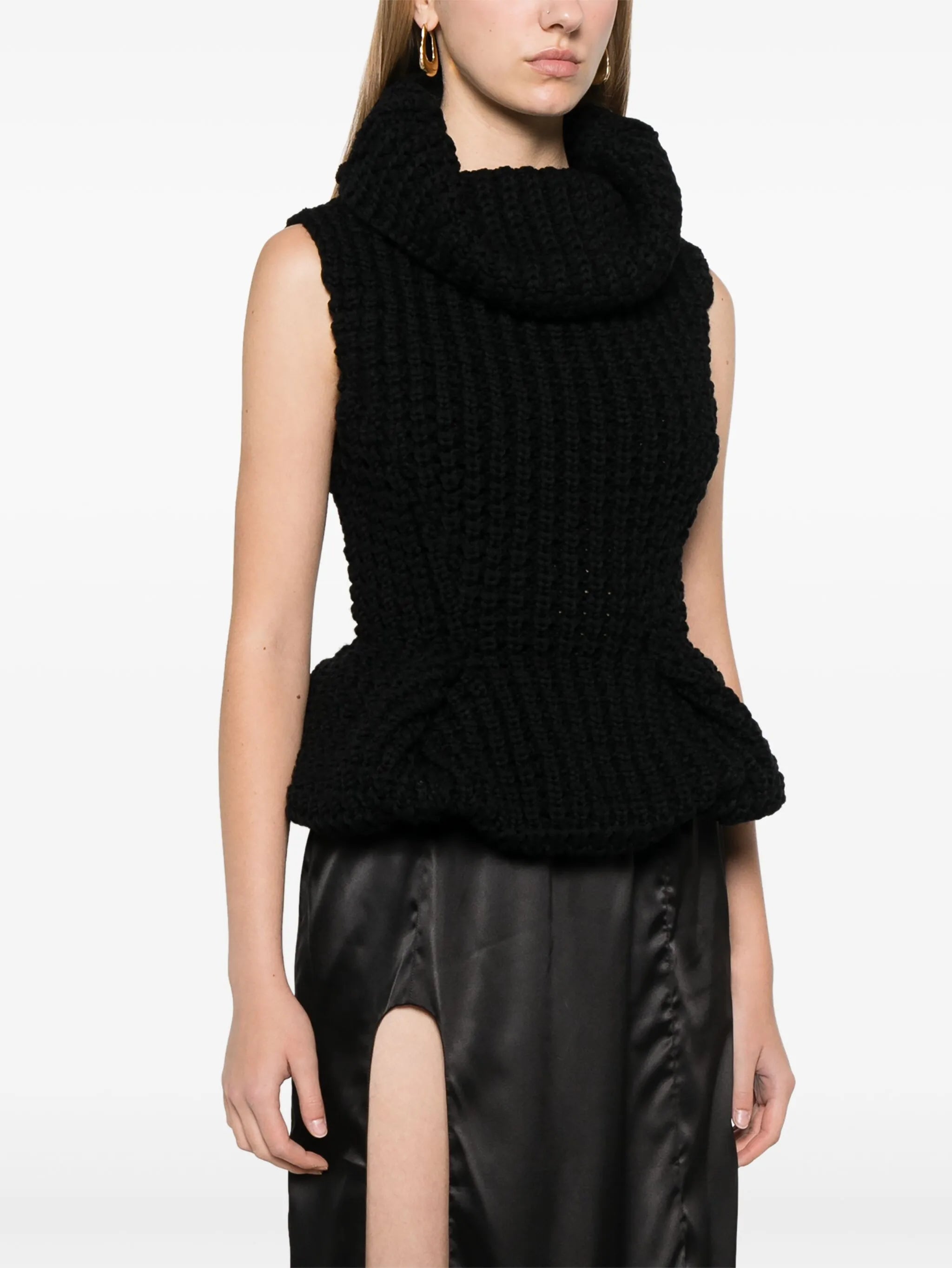 waffle wool top