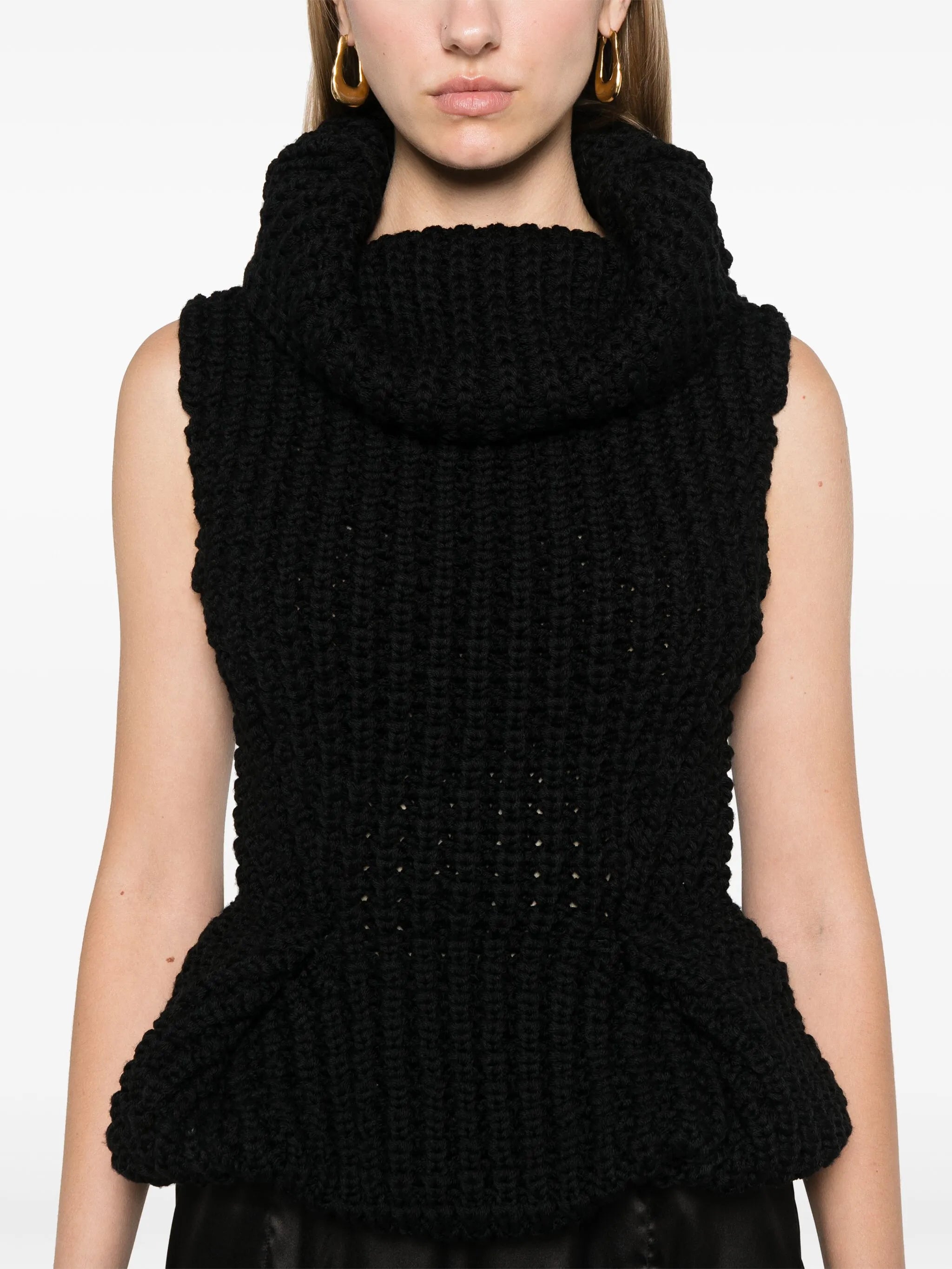 waffle wool top