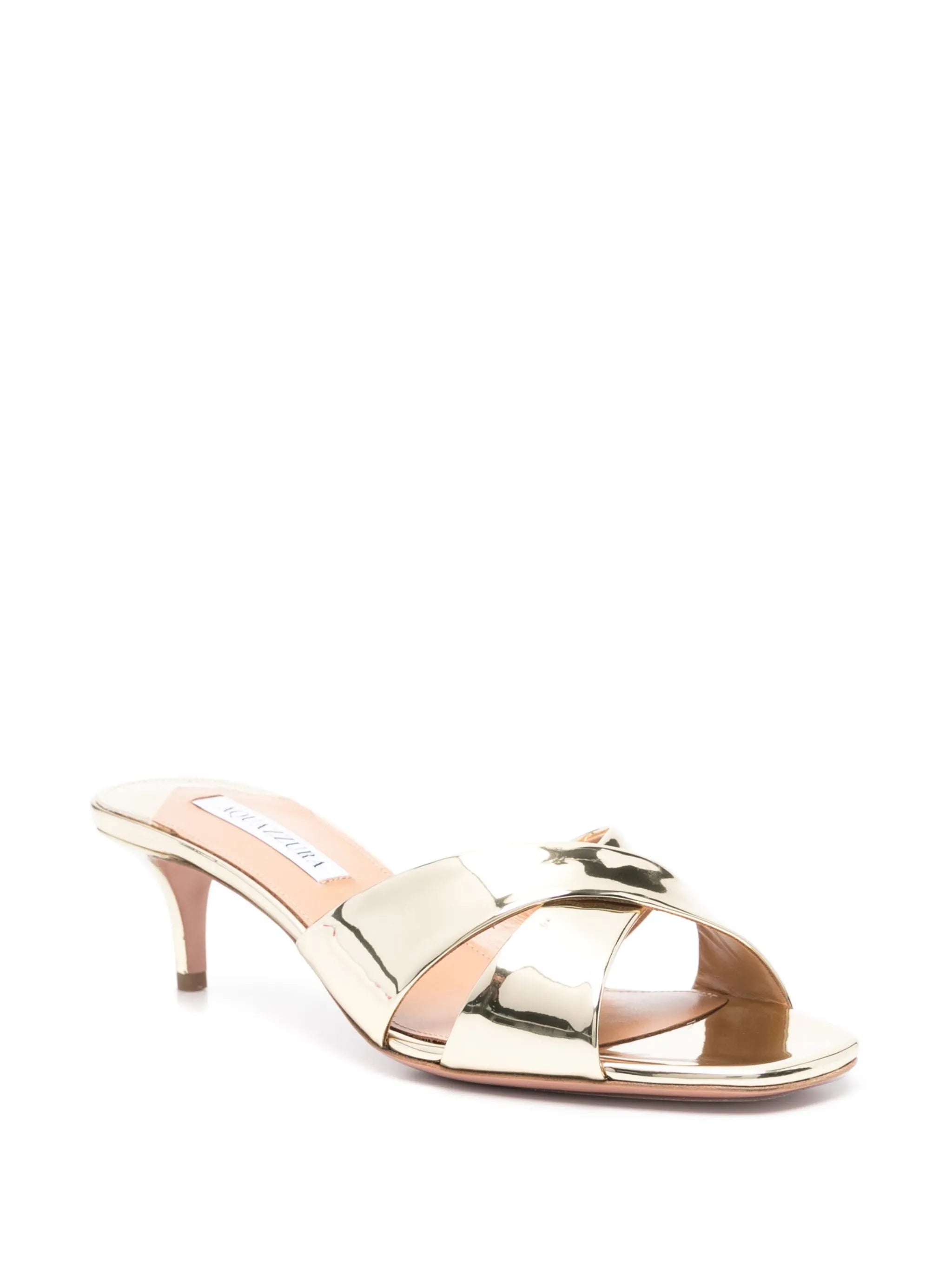 Divine 50mm mirrored mules