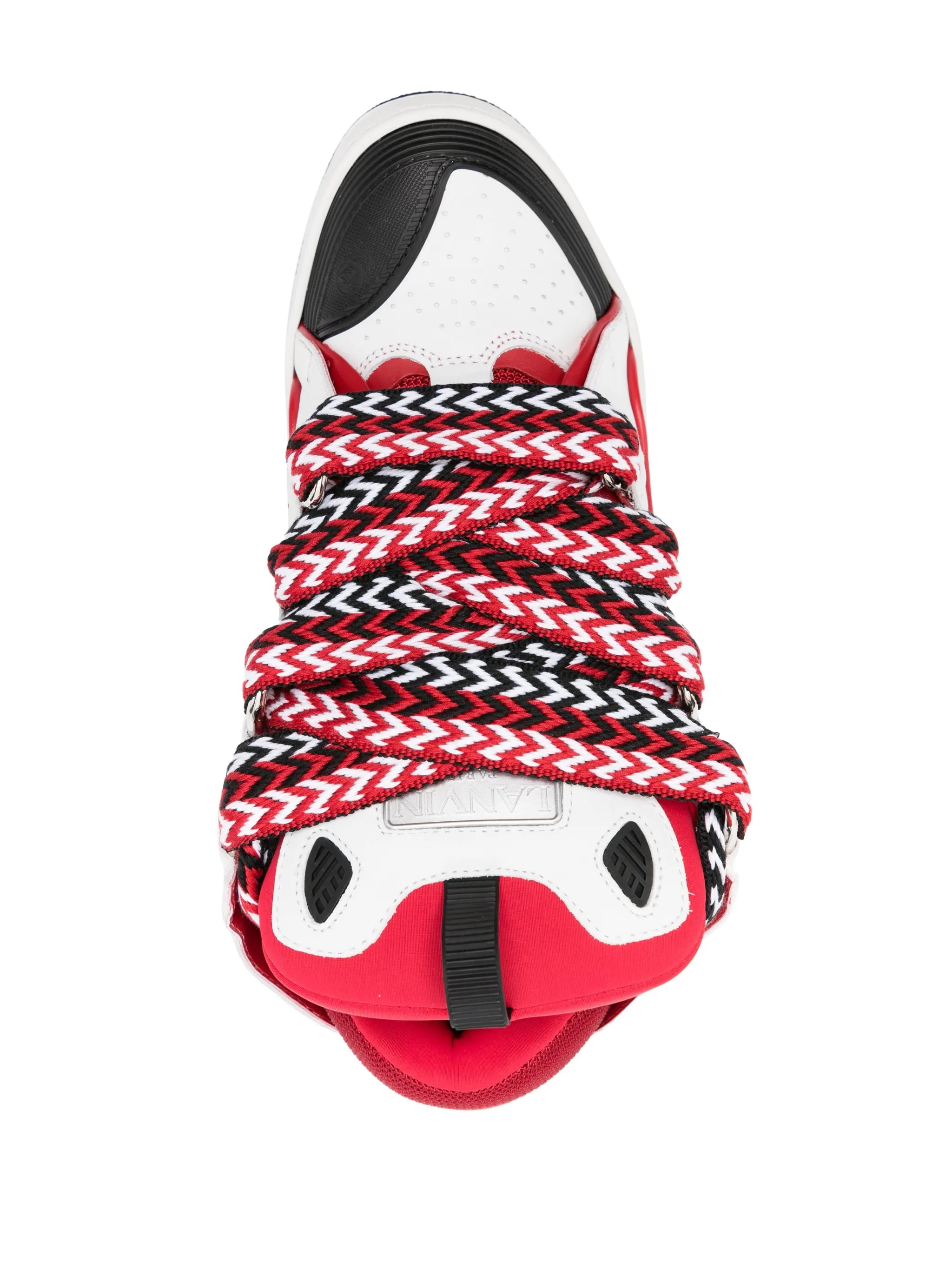 Curb panelled-design sneakers