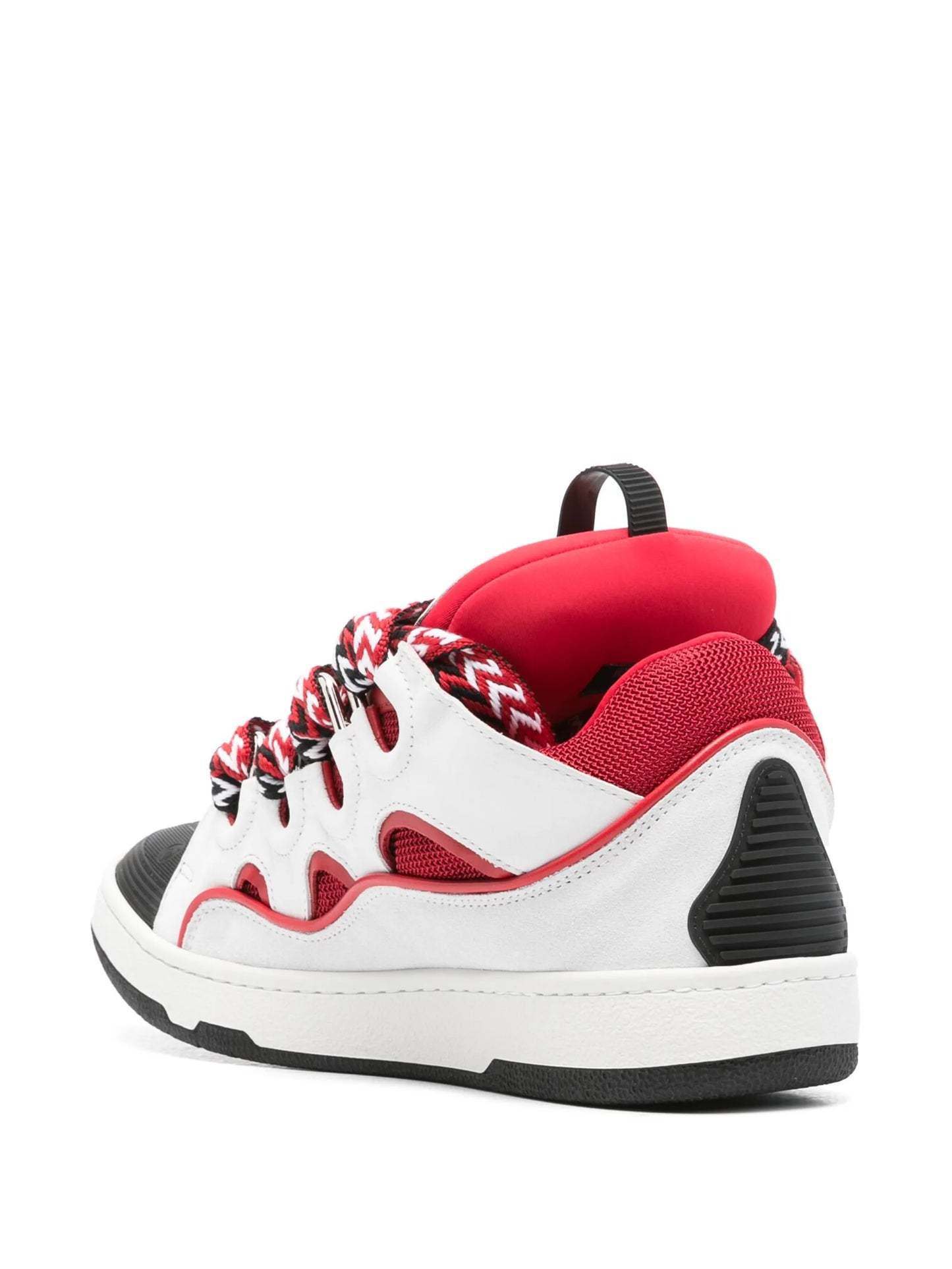 Curb panelled-design sneakers