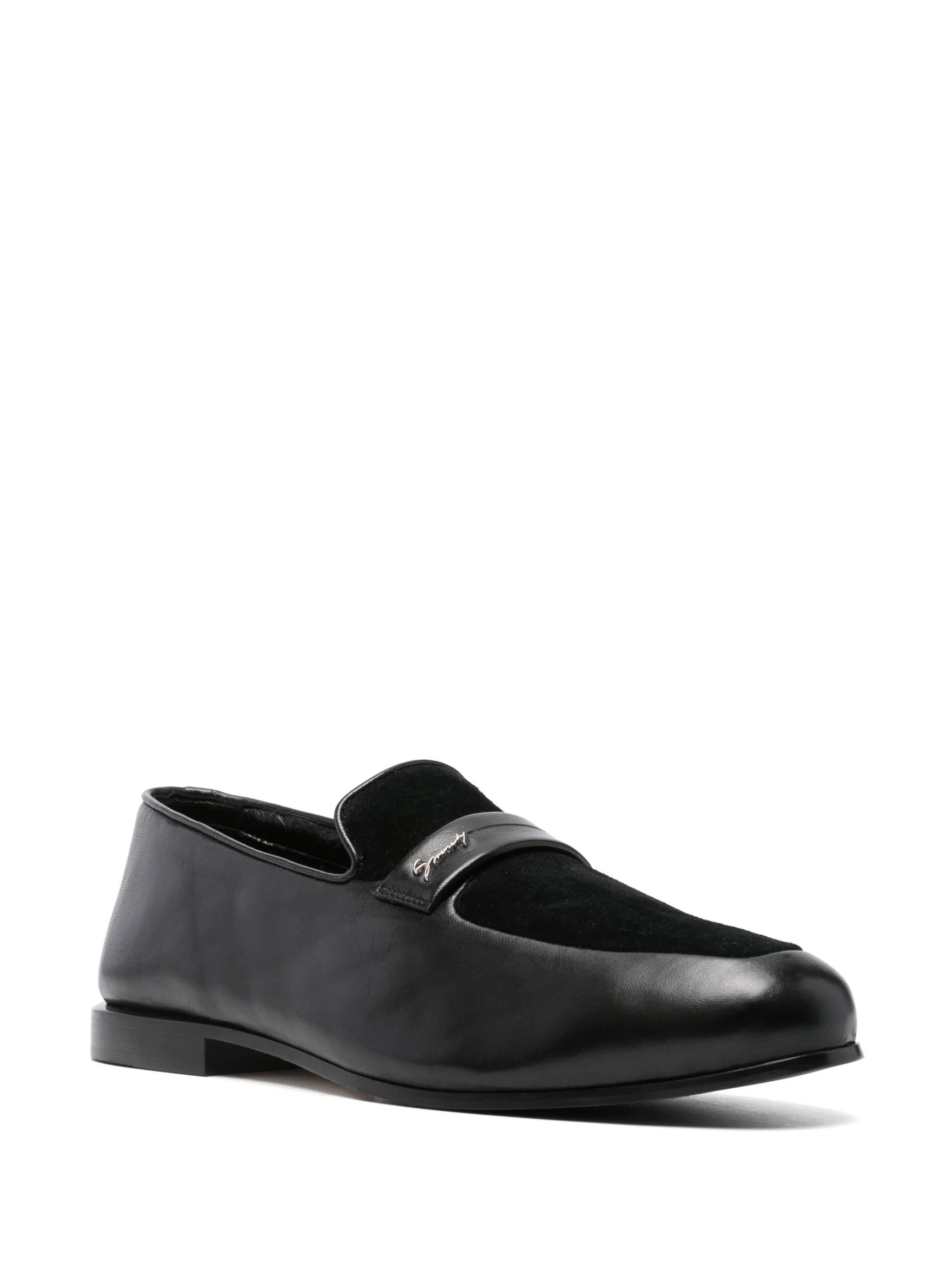 leather loafers