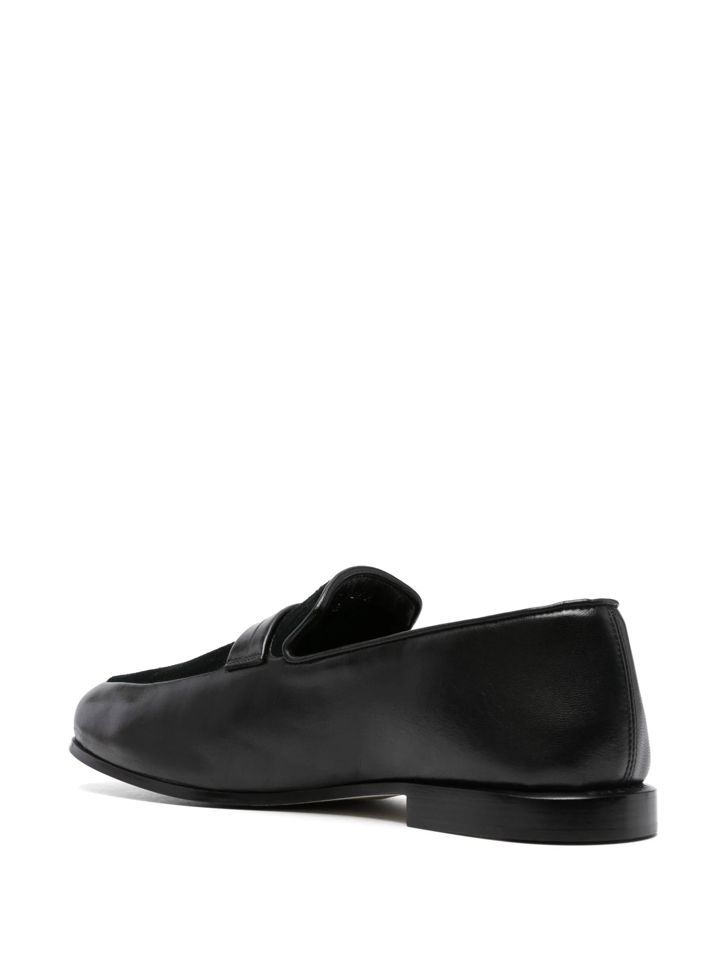 leather loafers