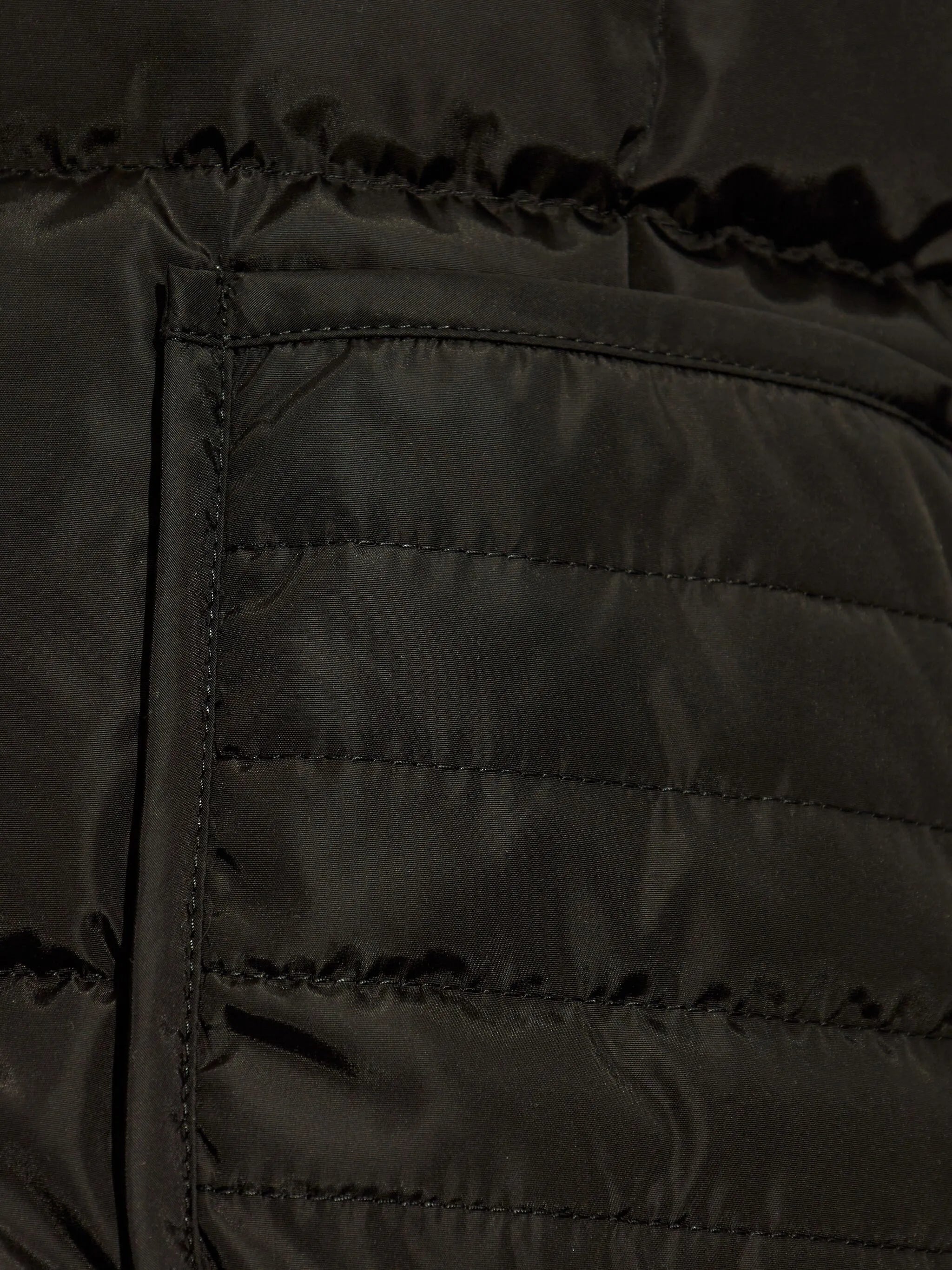 logo-appliqué padded jacket