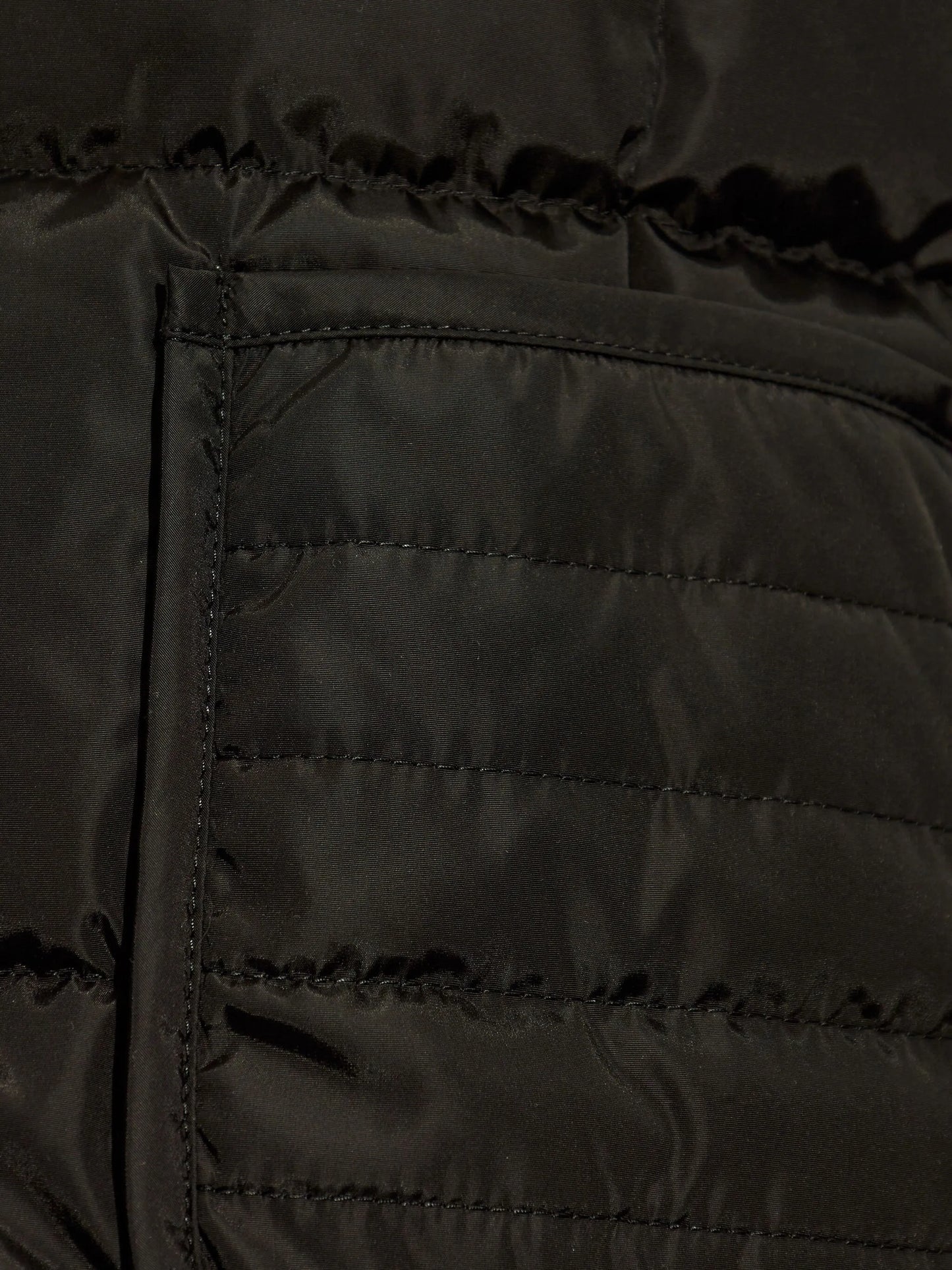 logo-appliqué padded jacket