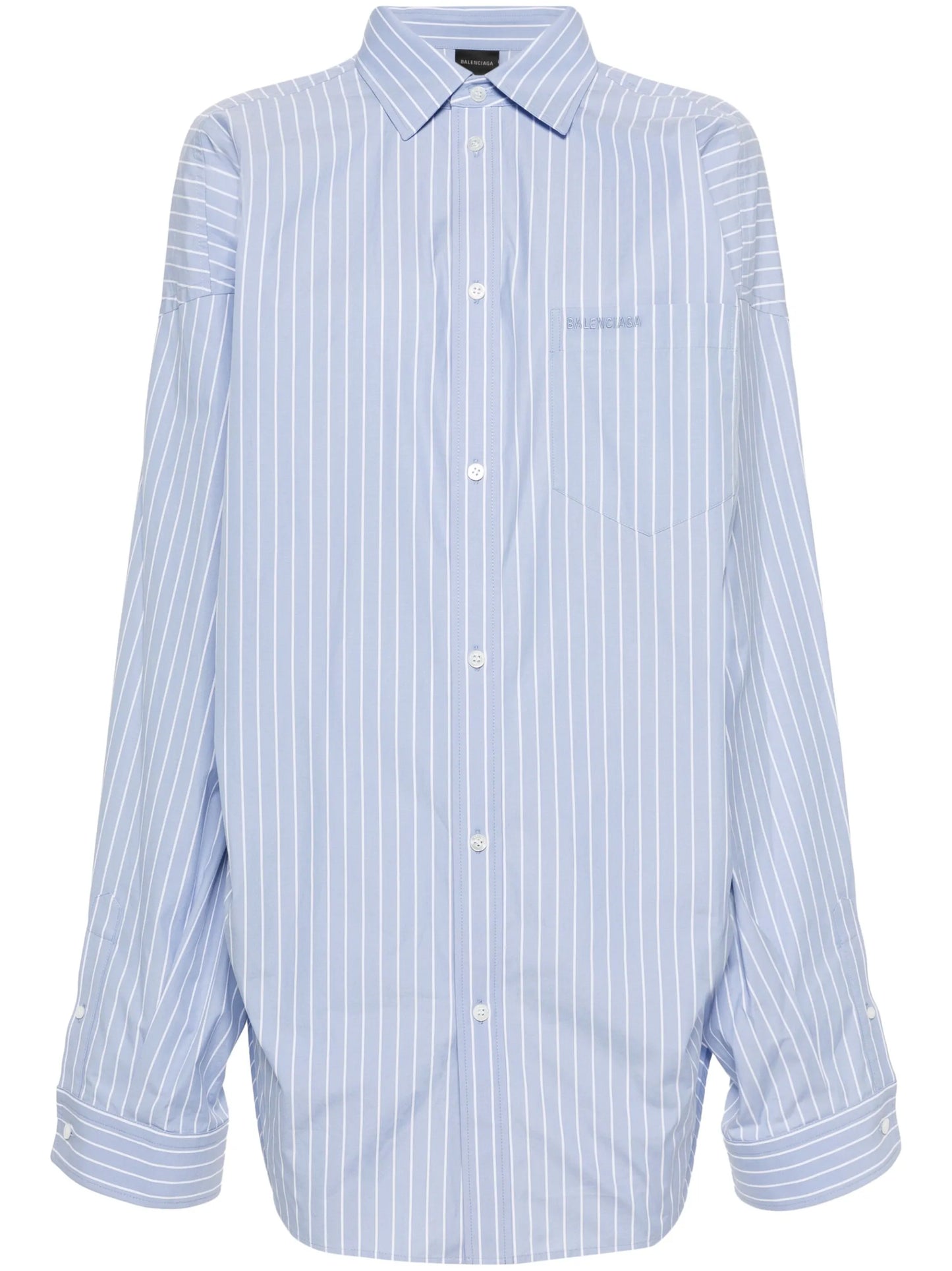 logo-embroidered cotton shirt