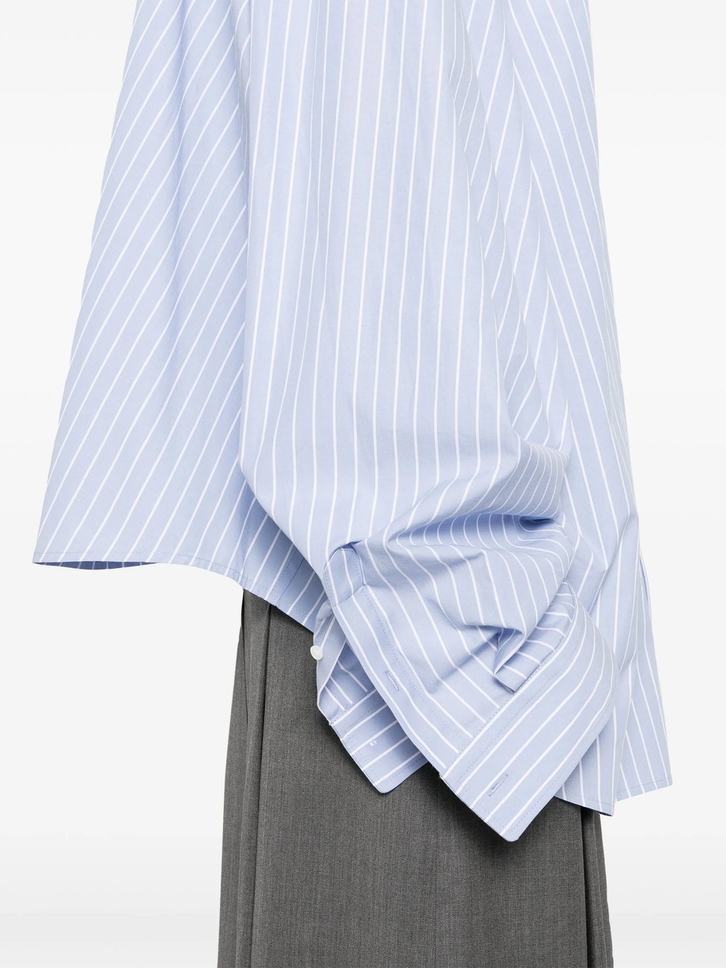 logo-embroidered cotton shirt