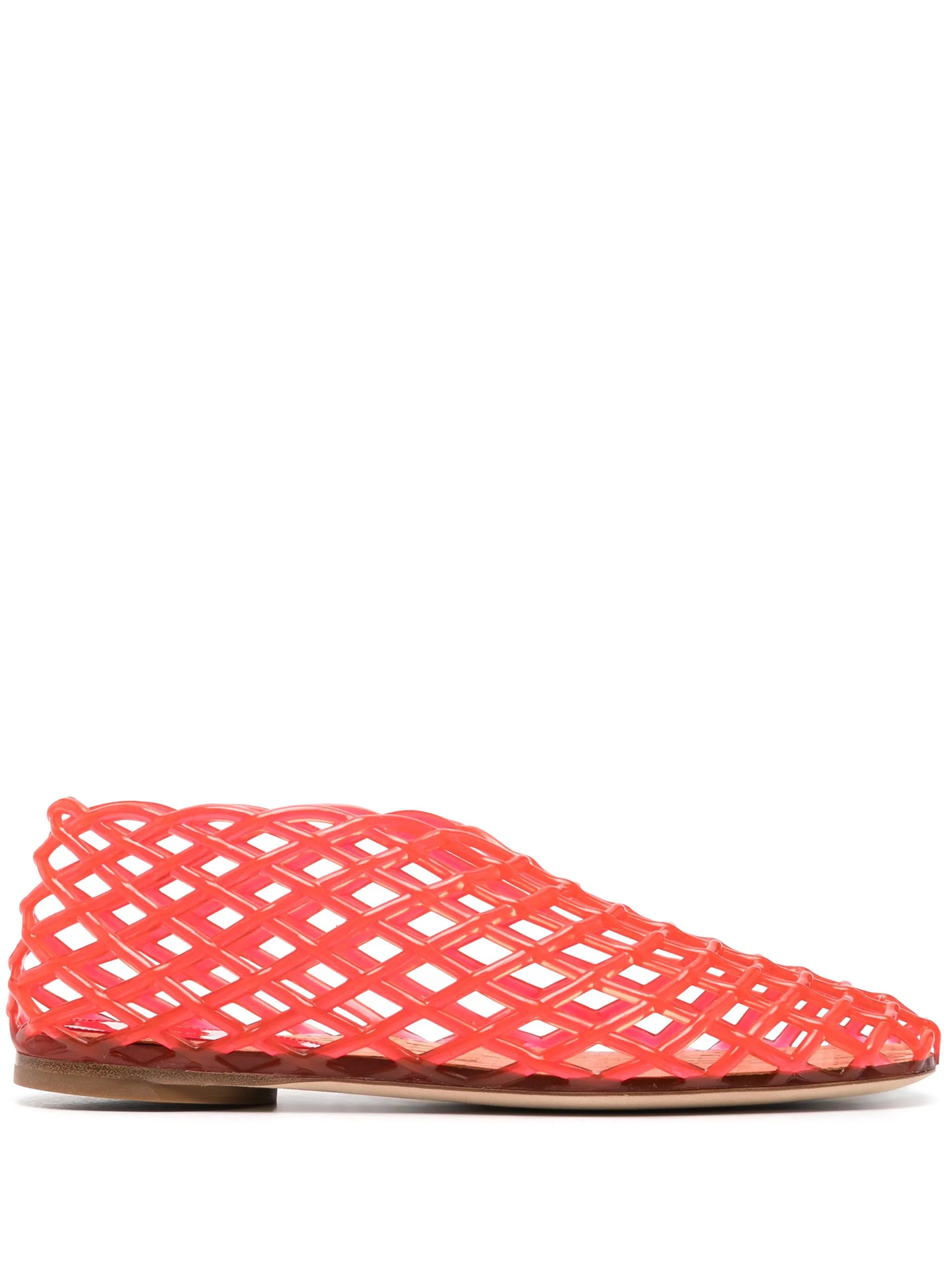Mara caged-design loafers