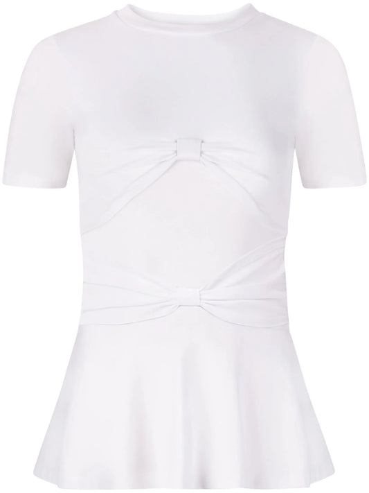 bow detailed t-shirt