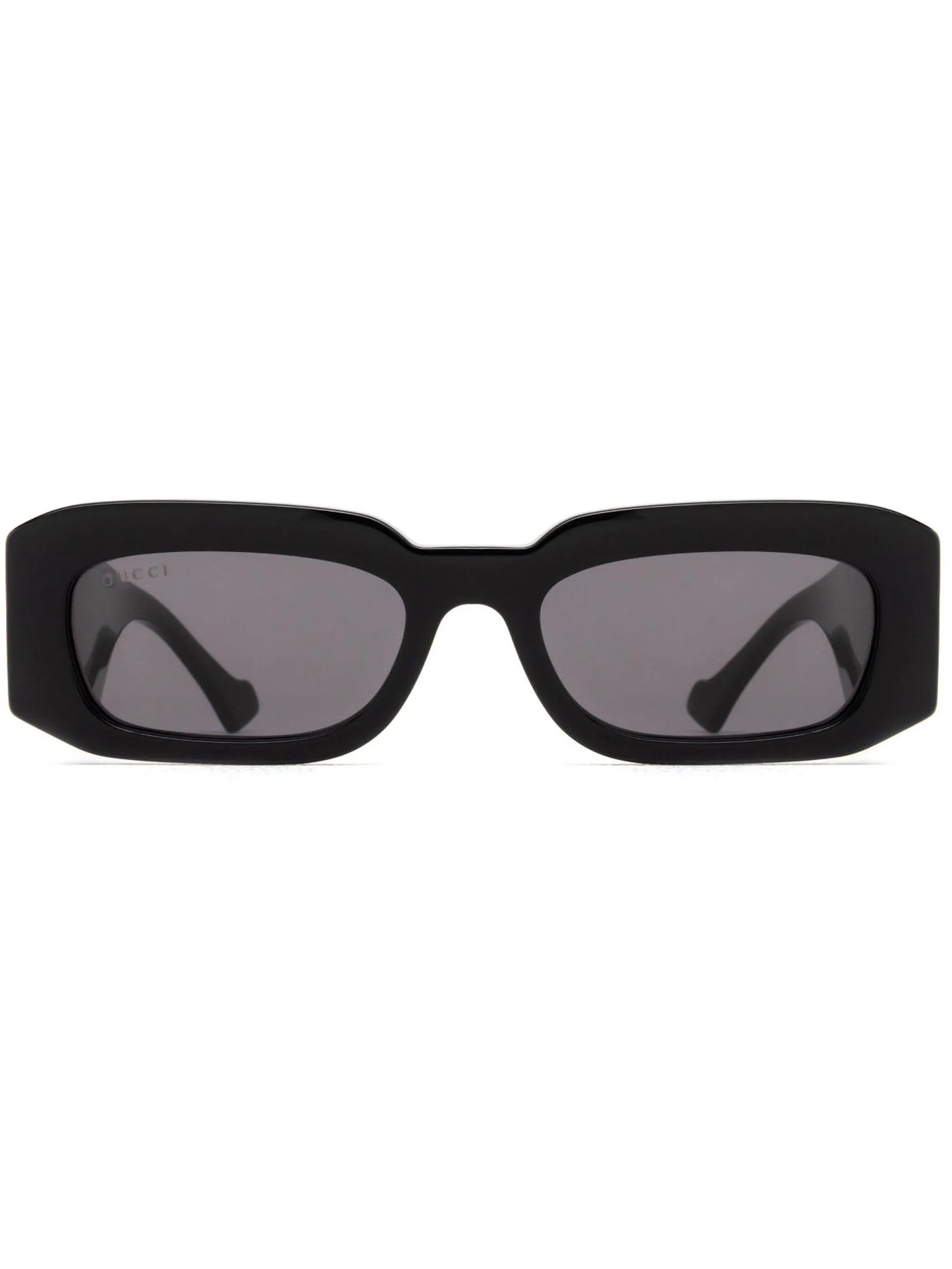 logo-engraved rectangle-frame sunglasses
