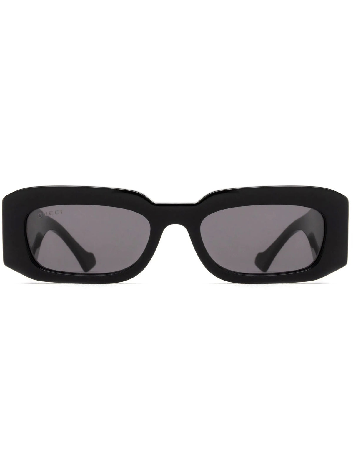 logo-engraved rectangle-frame sunglasses