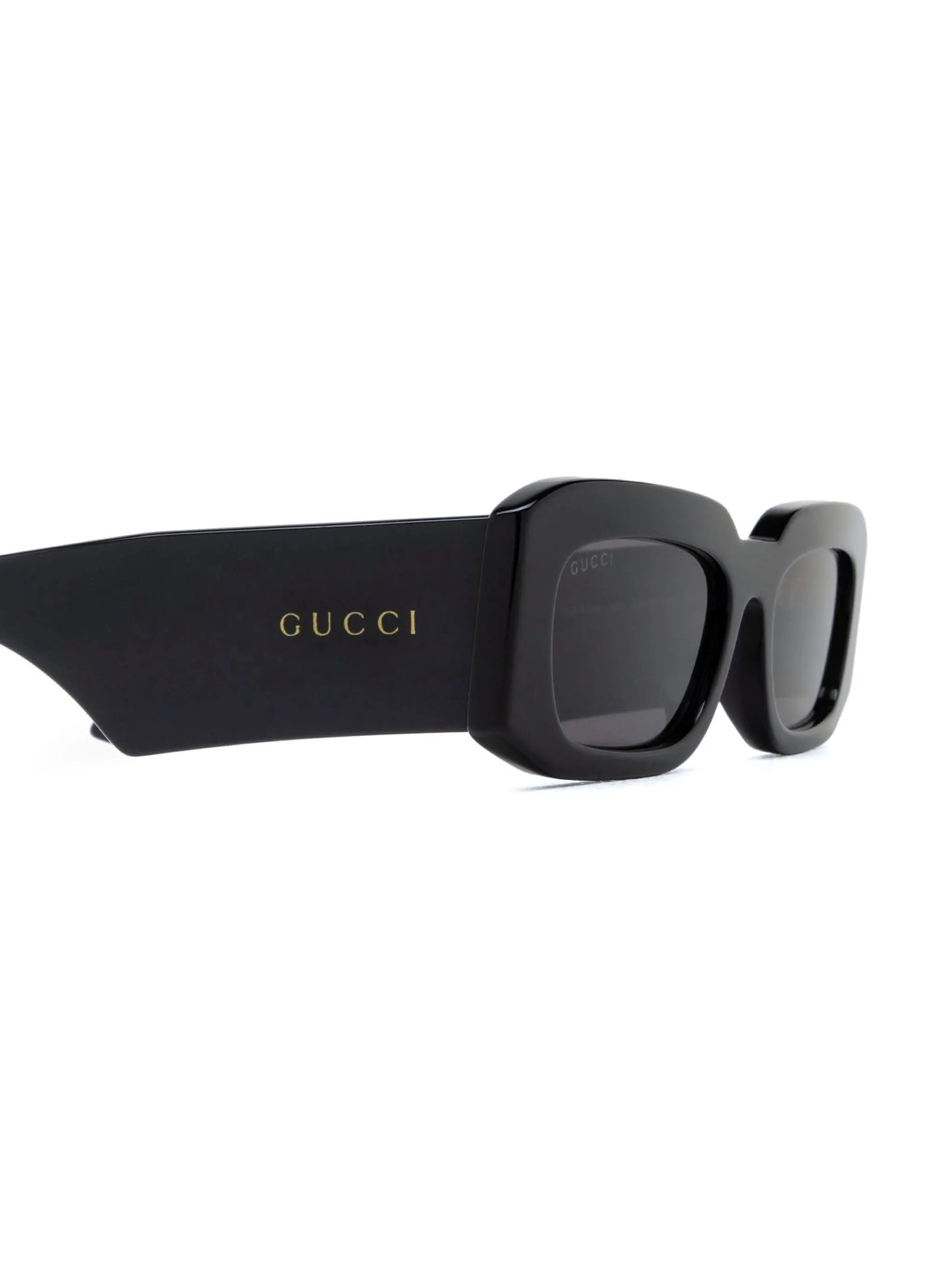 logo-engraved rectangle-frame sunglasses