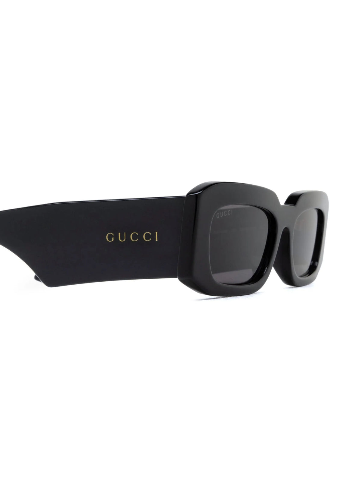 logo-engraved rectangle-frame sunglasses