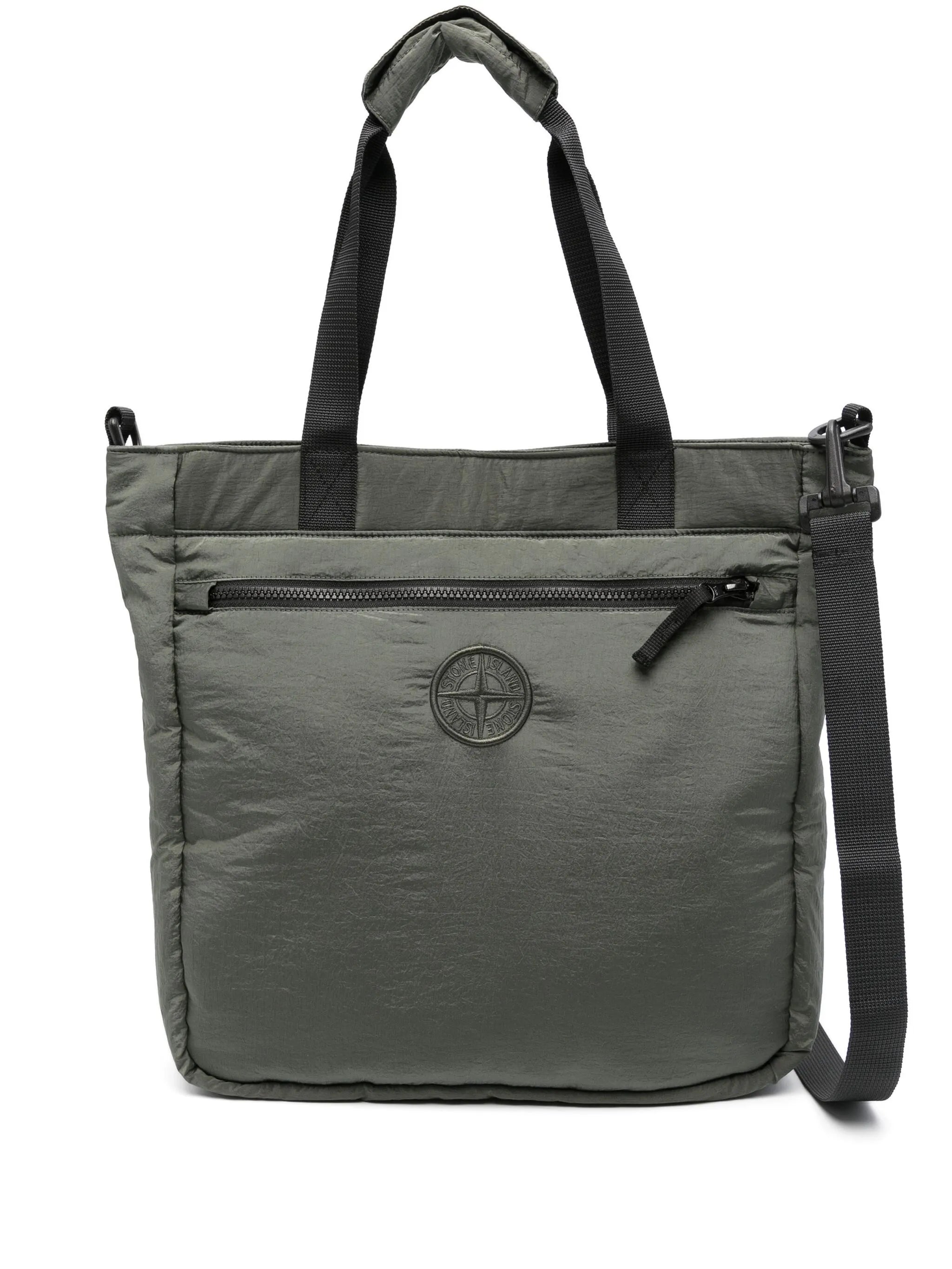 Compass-motif tote bag