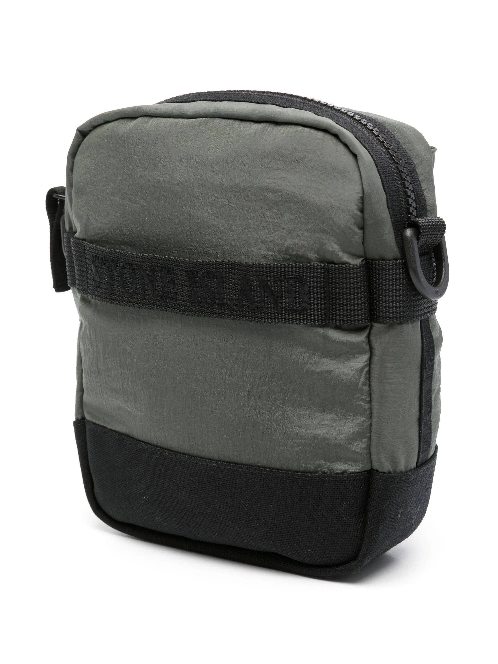 Compass-motif messenger bag