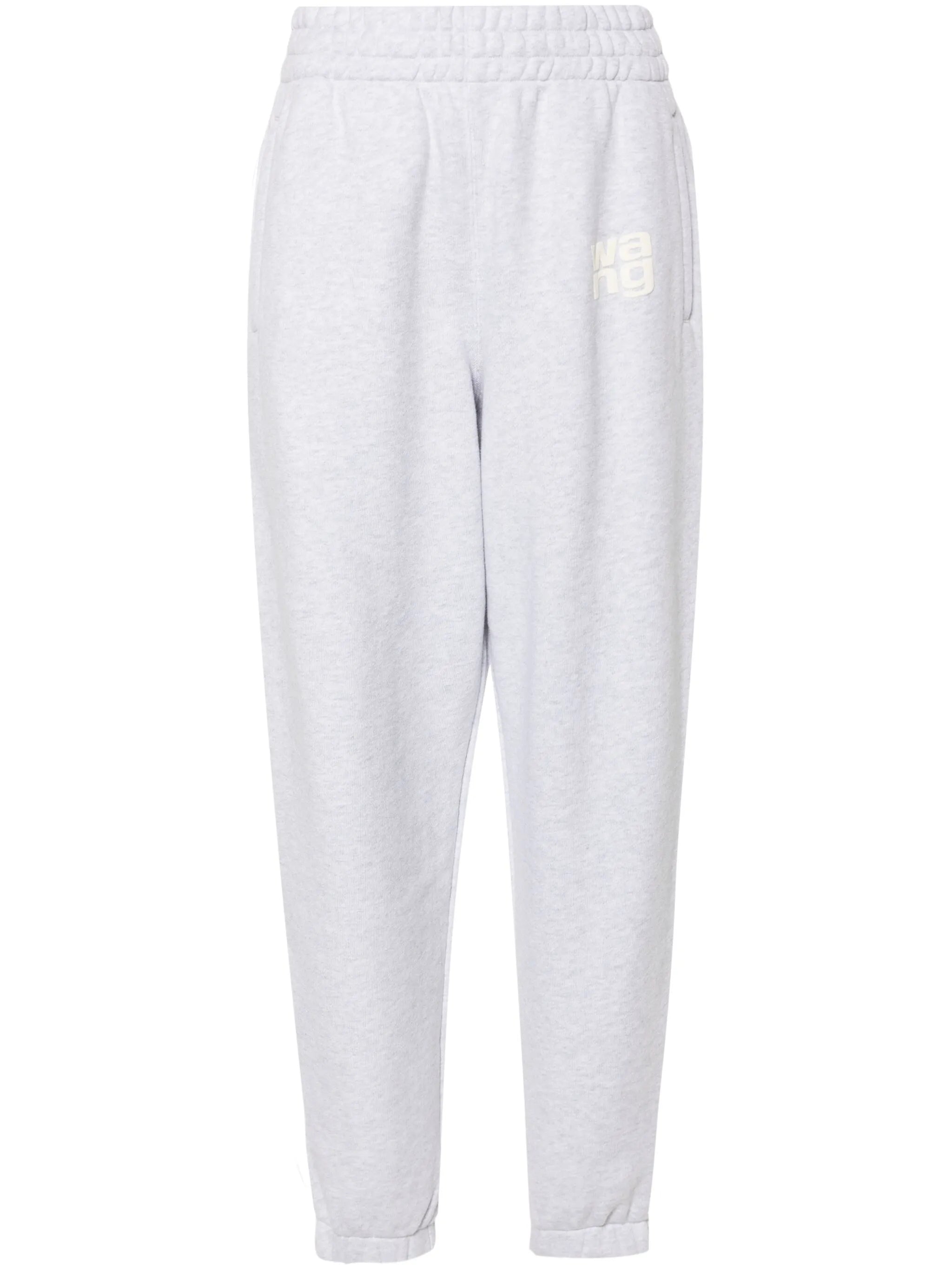 mélange-effect track pants