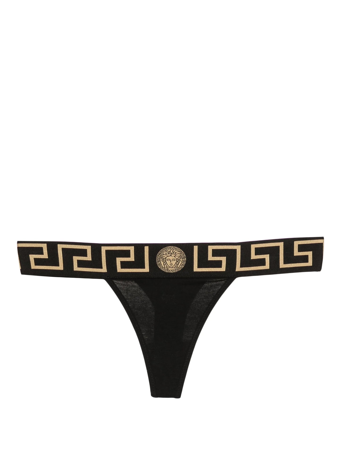 cotton-jersey thong