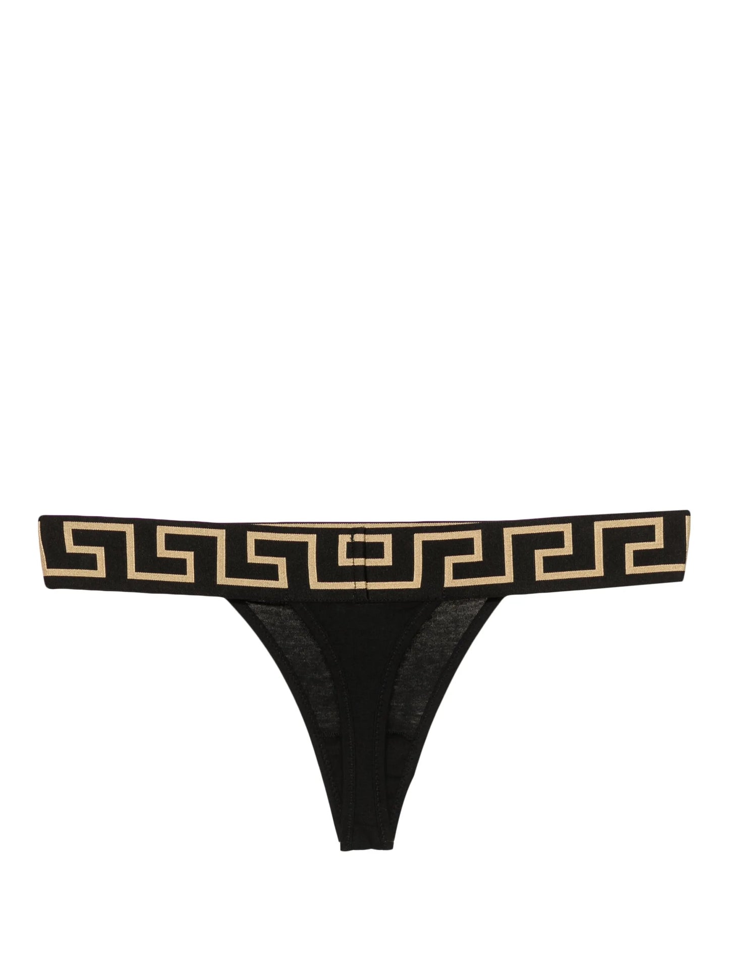 cotton-jersey thong