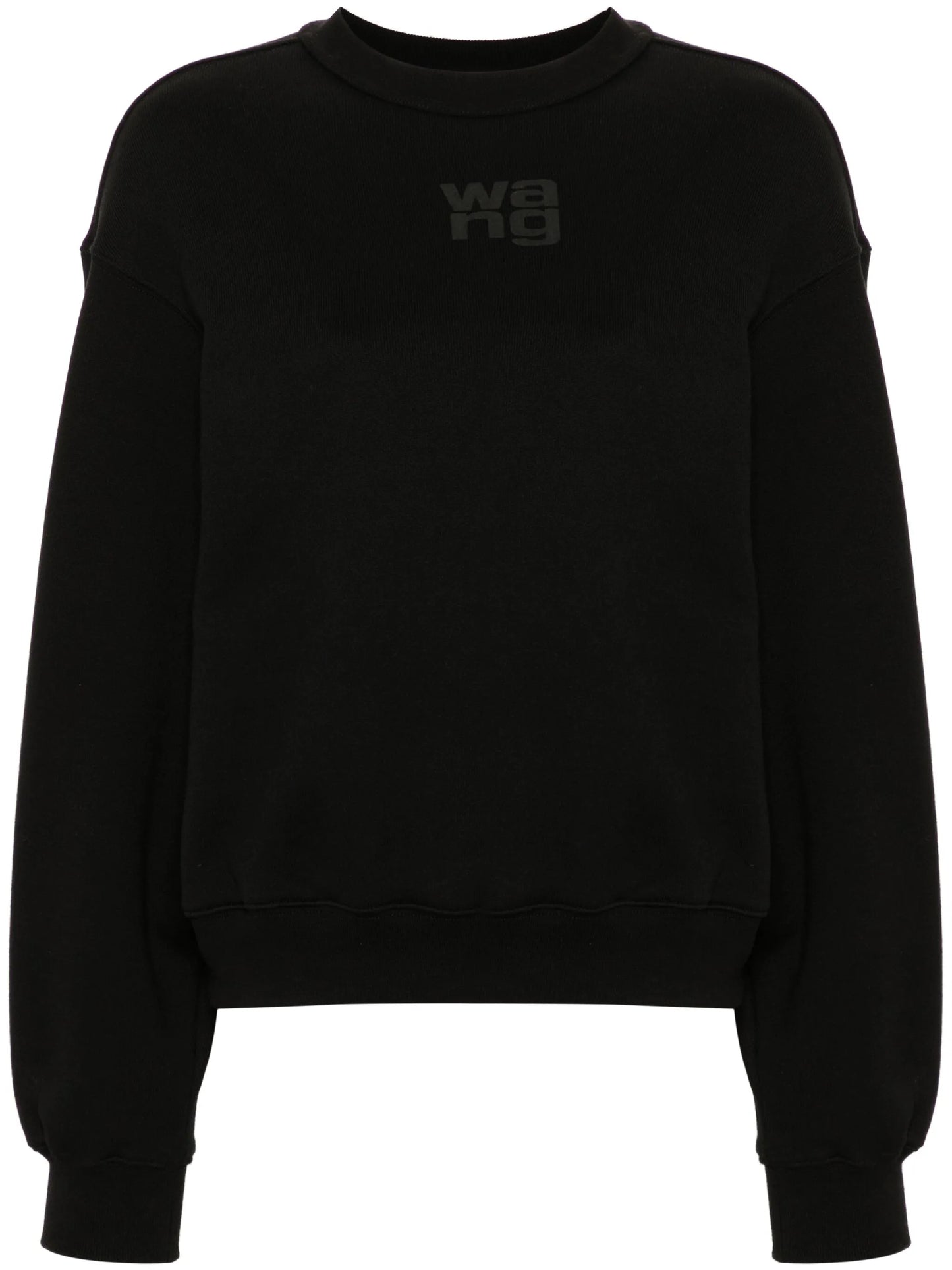 logo-embossed cotton sweatshirt