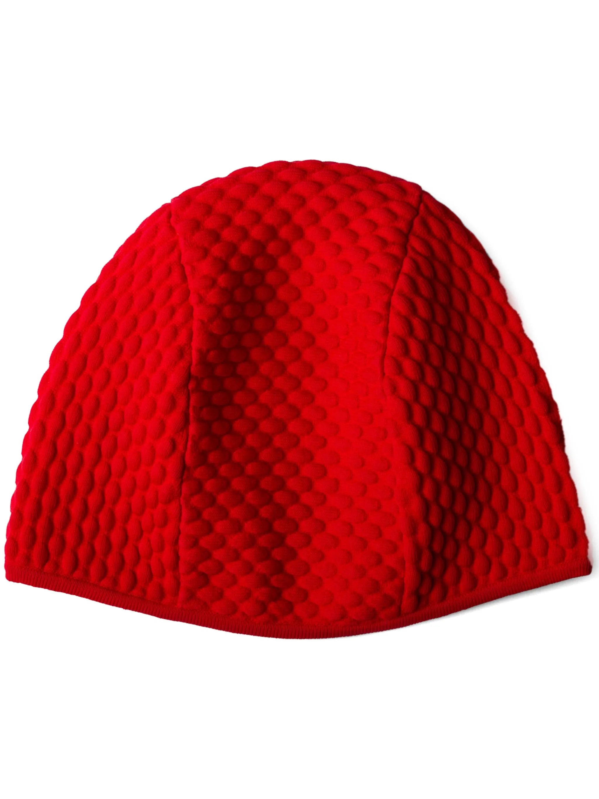 panelled chunky-knit beanie