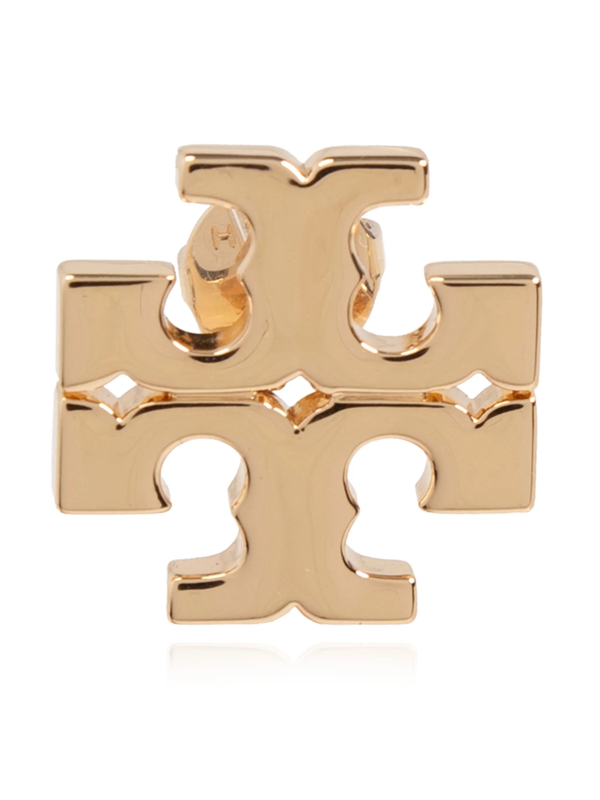 logo stud earrings