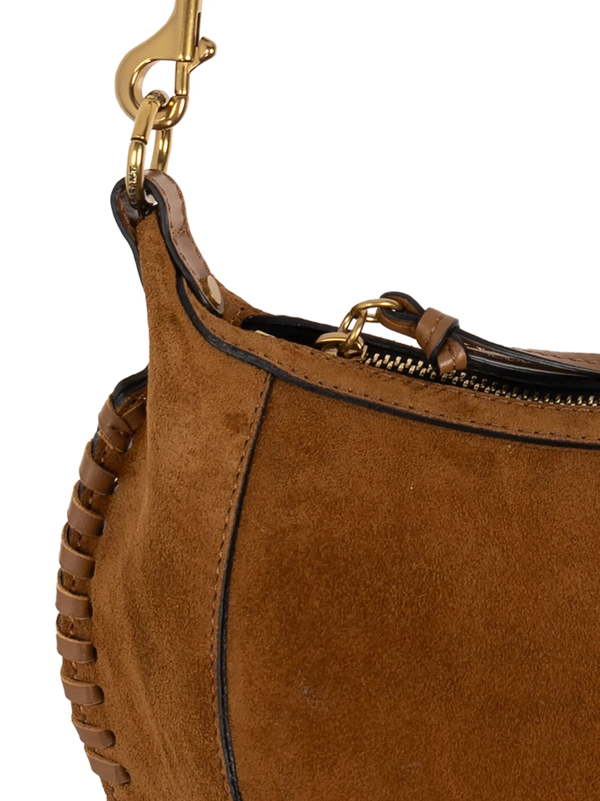 Oskan Moon suede shoulder bag