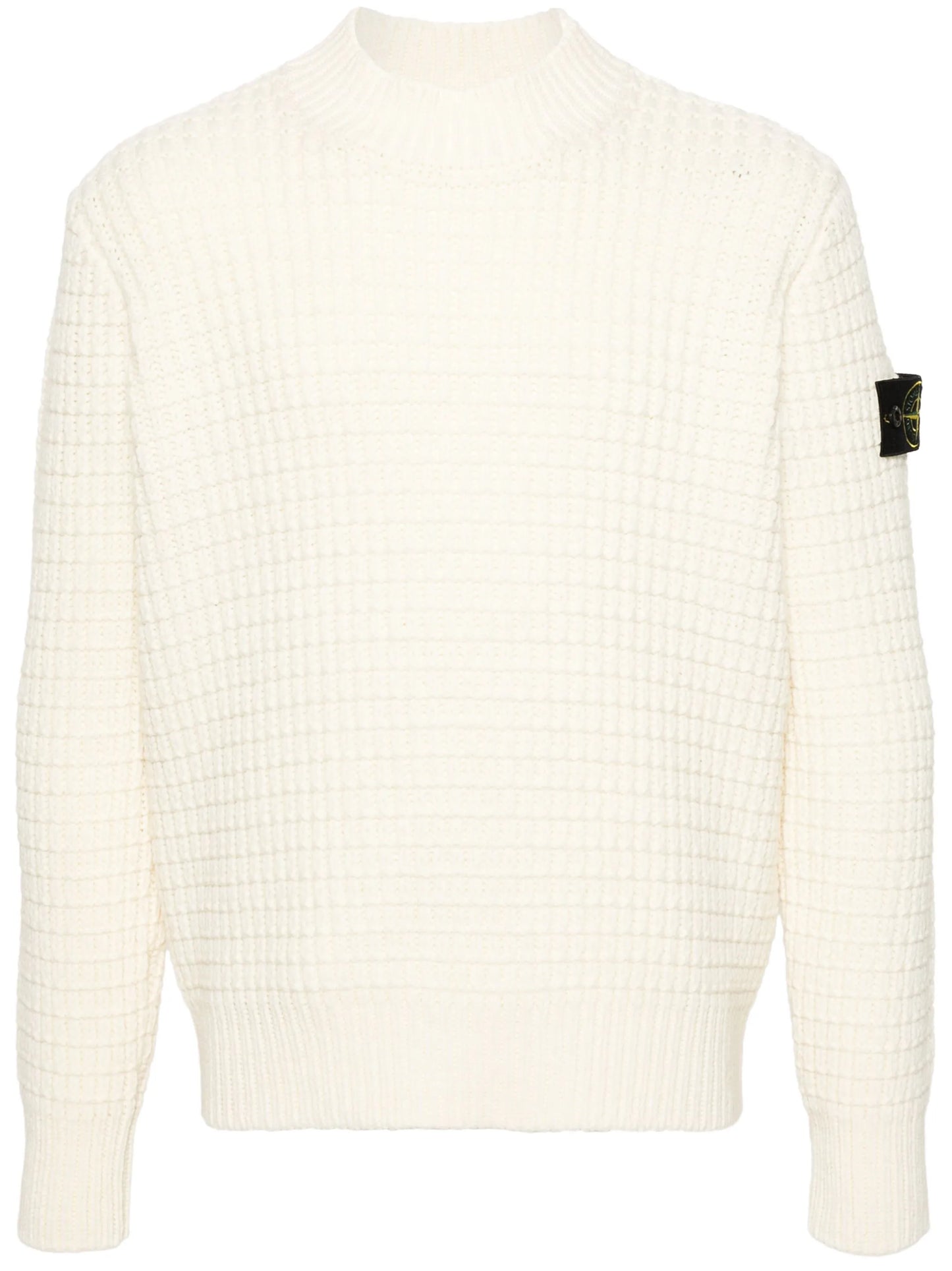 Compass-badge 3D-knit jumper
