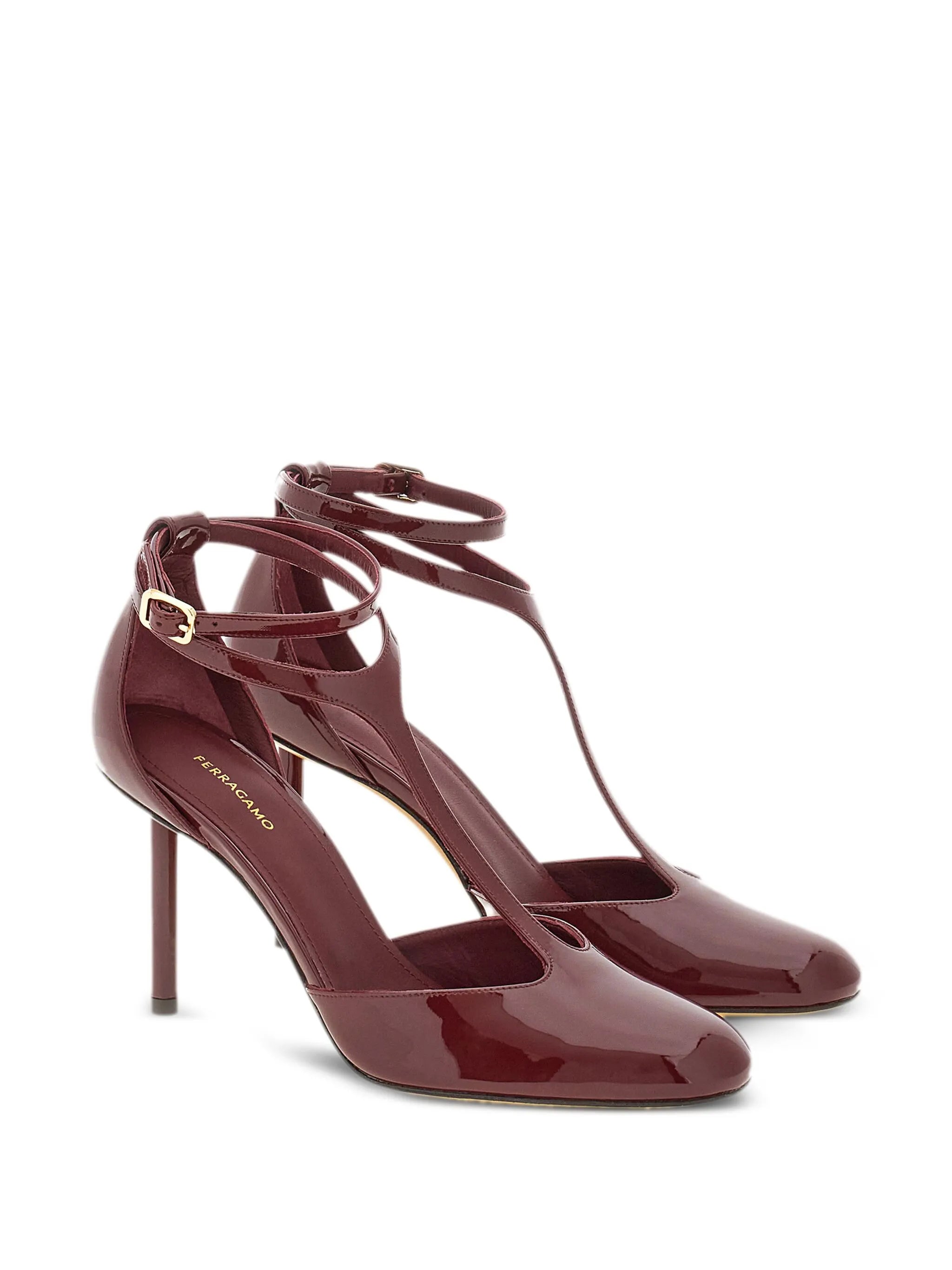 T-strap pumps