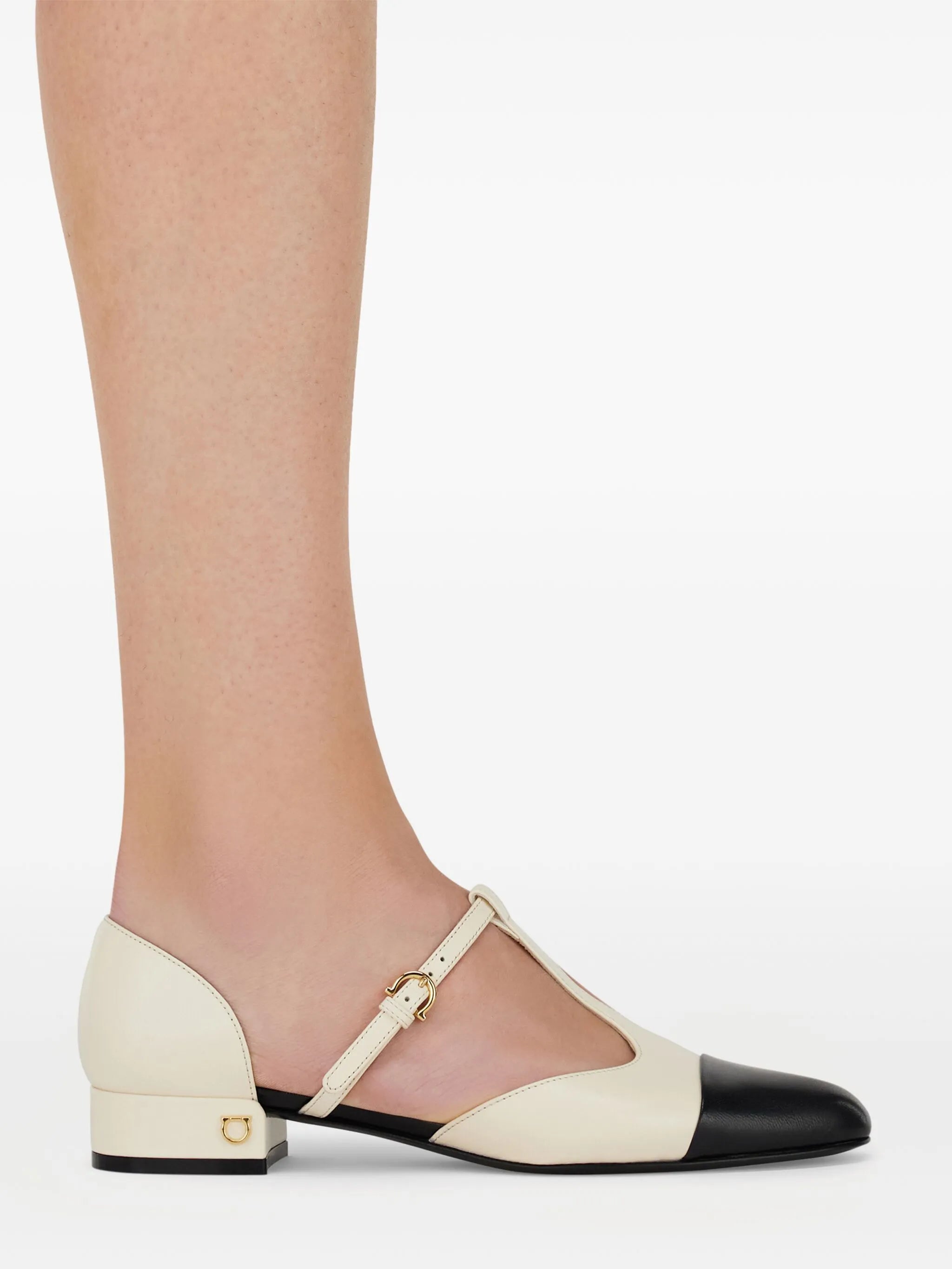 T-strap ballerina shoes