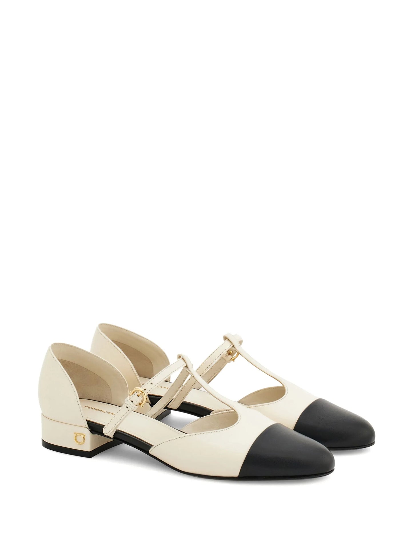 T-strap ballerina shoes