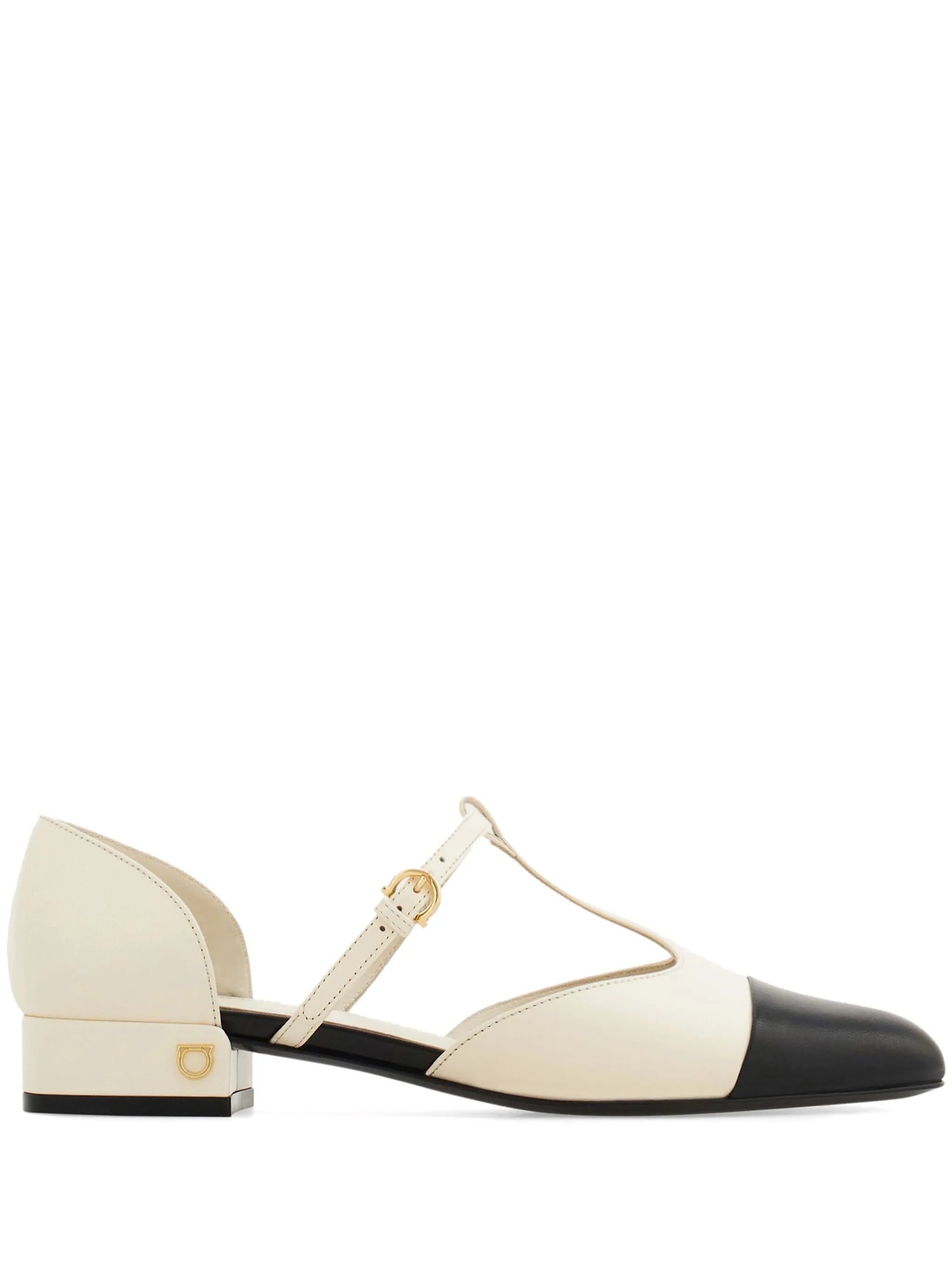 T-strap ballerina shoes