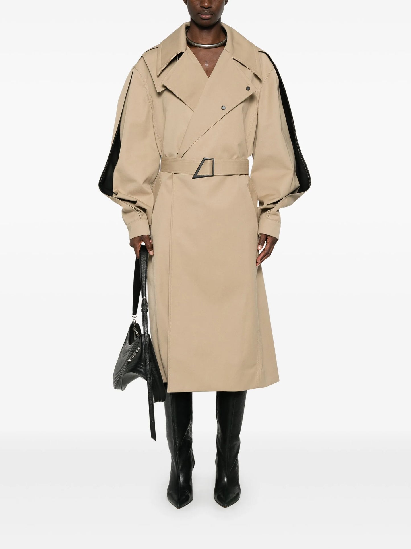 belted trench coat