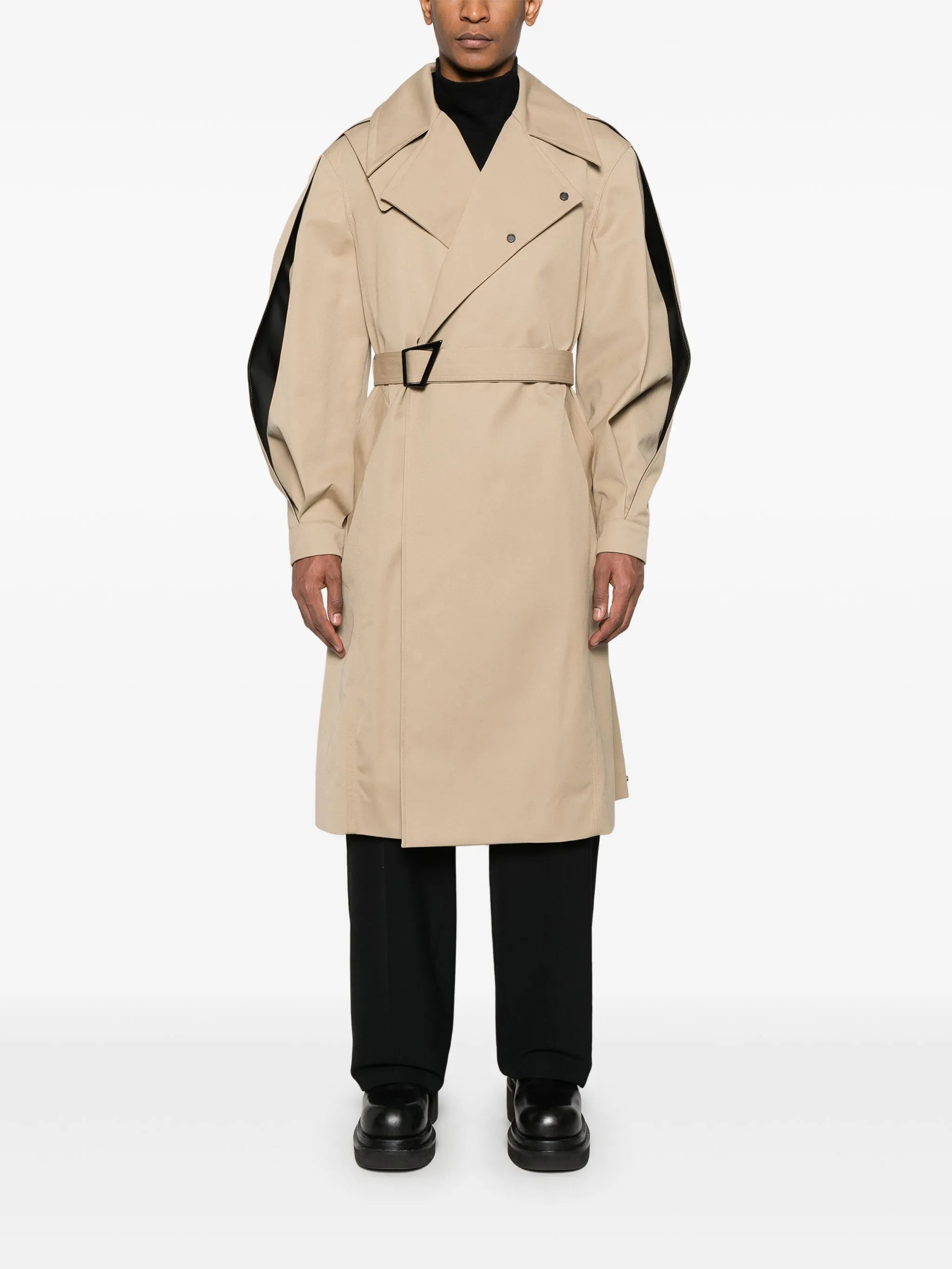 belted trench coat