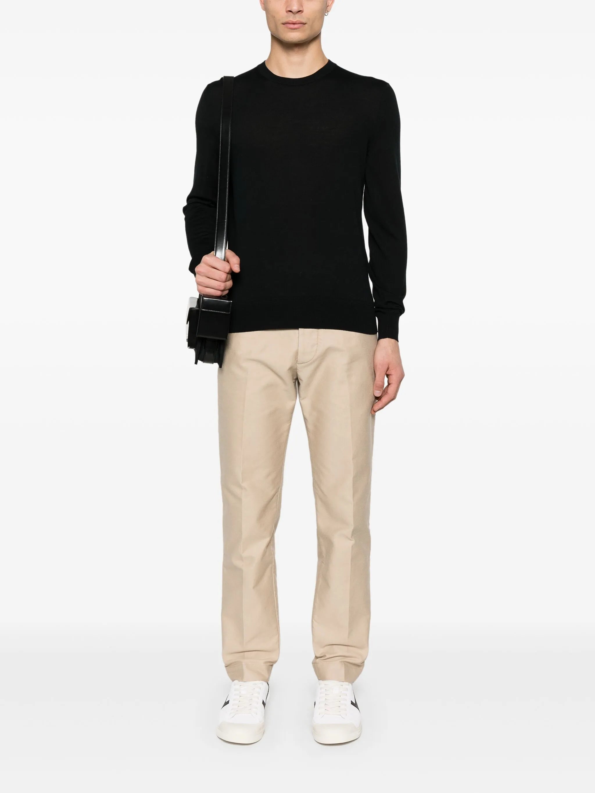 fine-knit sweater