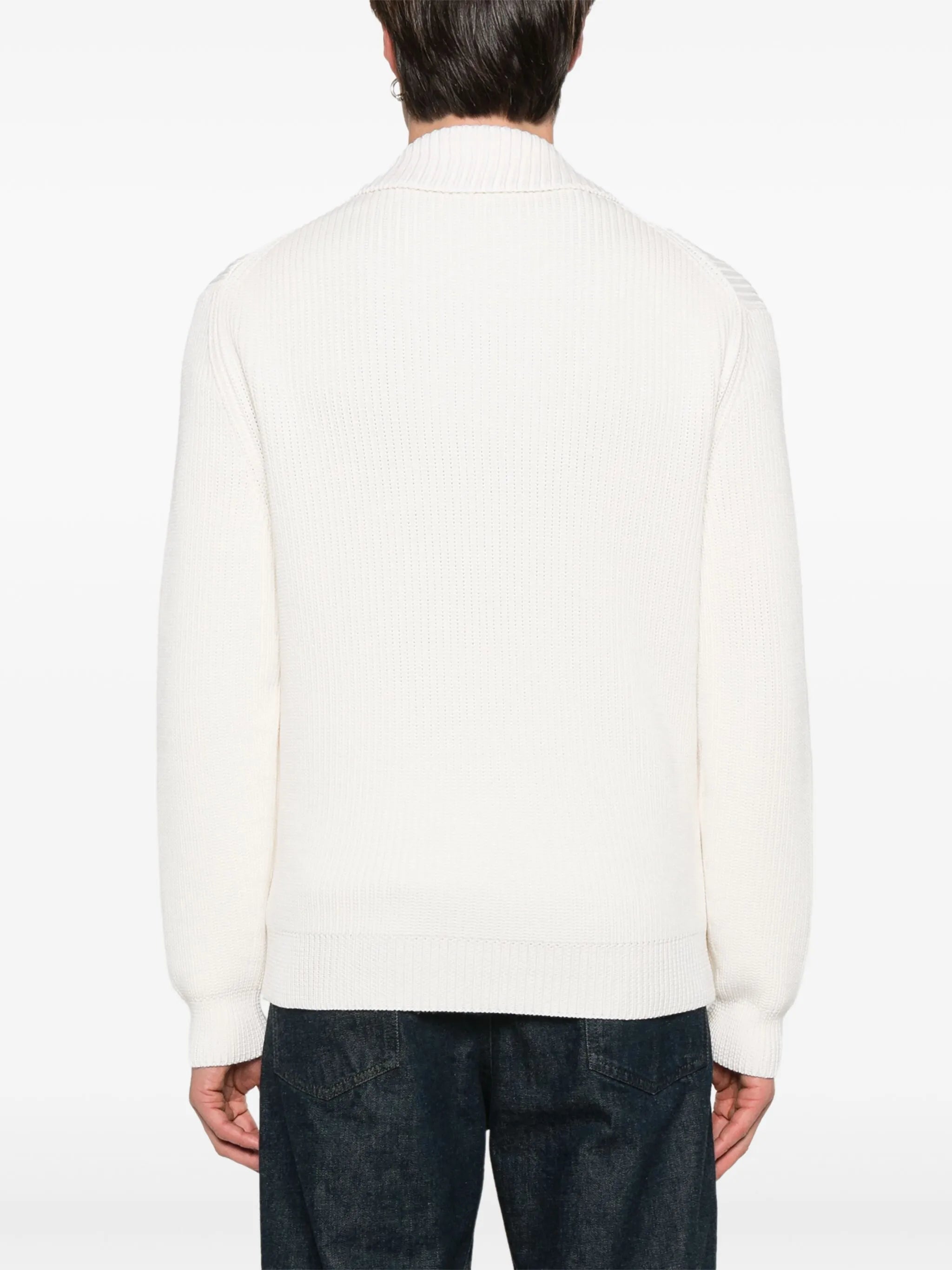 shawl-lapels cardigan