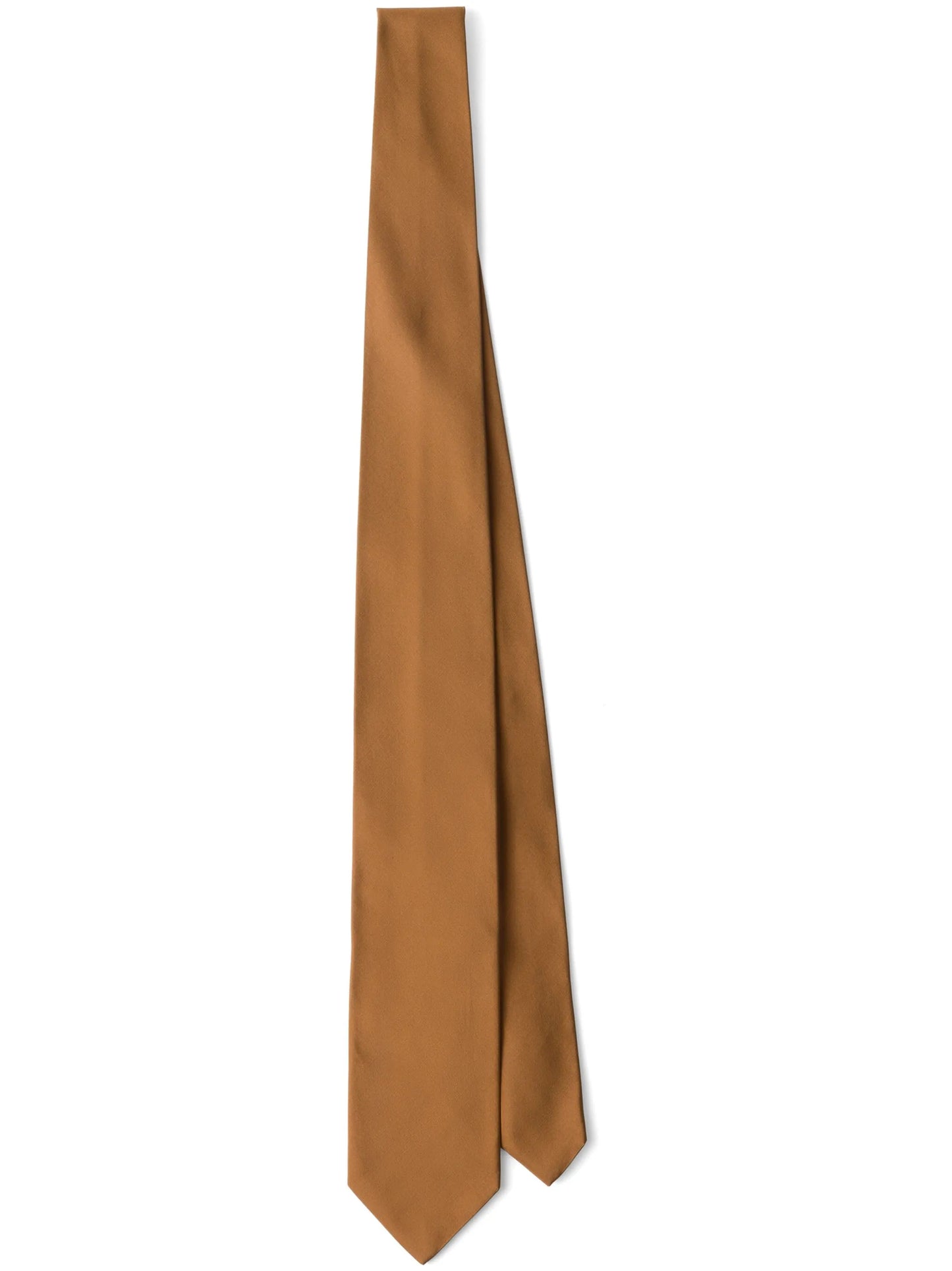 pointed-tip silk tie