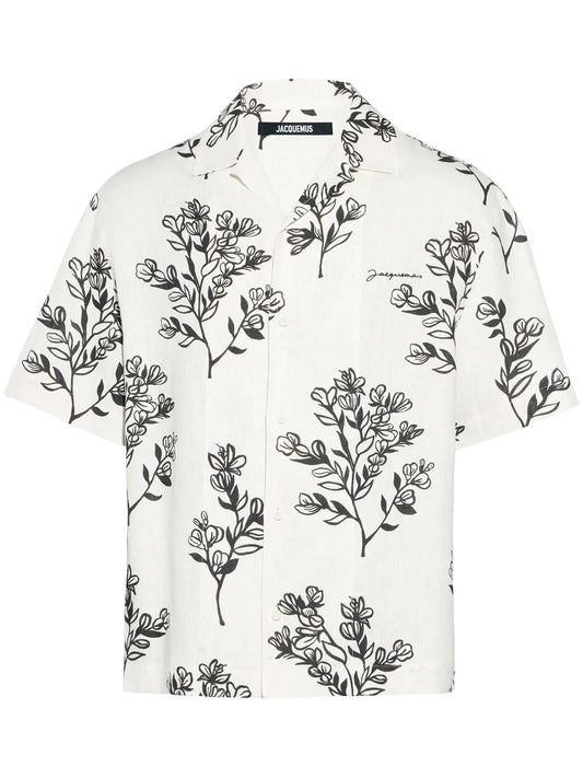 La Chemise Jean floral-print shirt