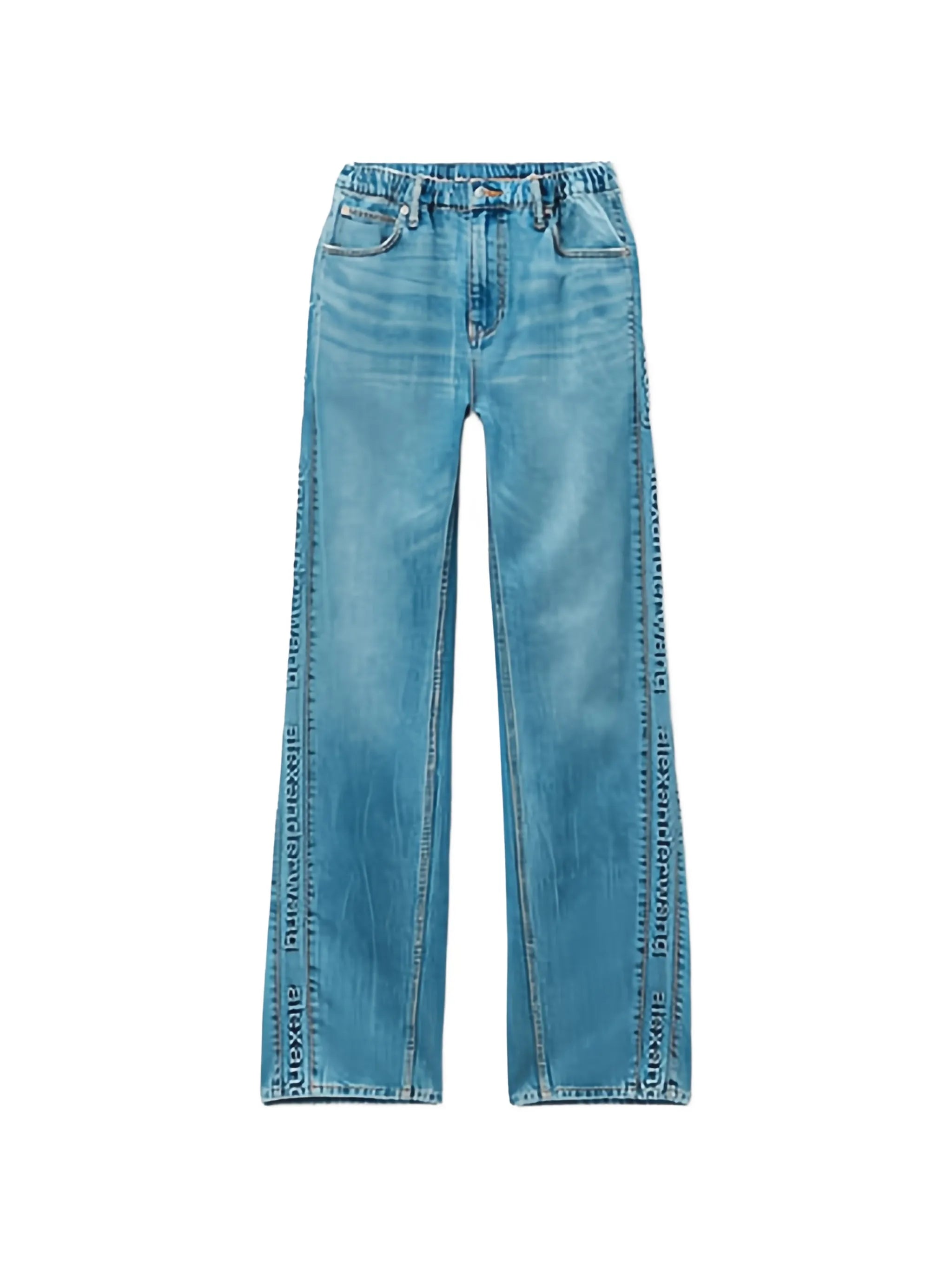 Logo-Embossed Balloon Jeans