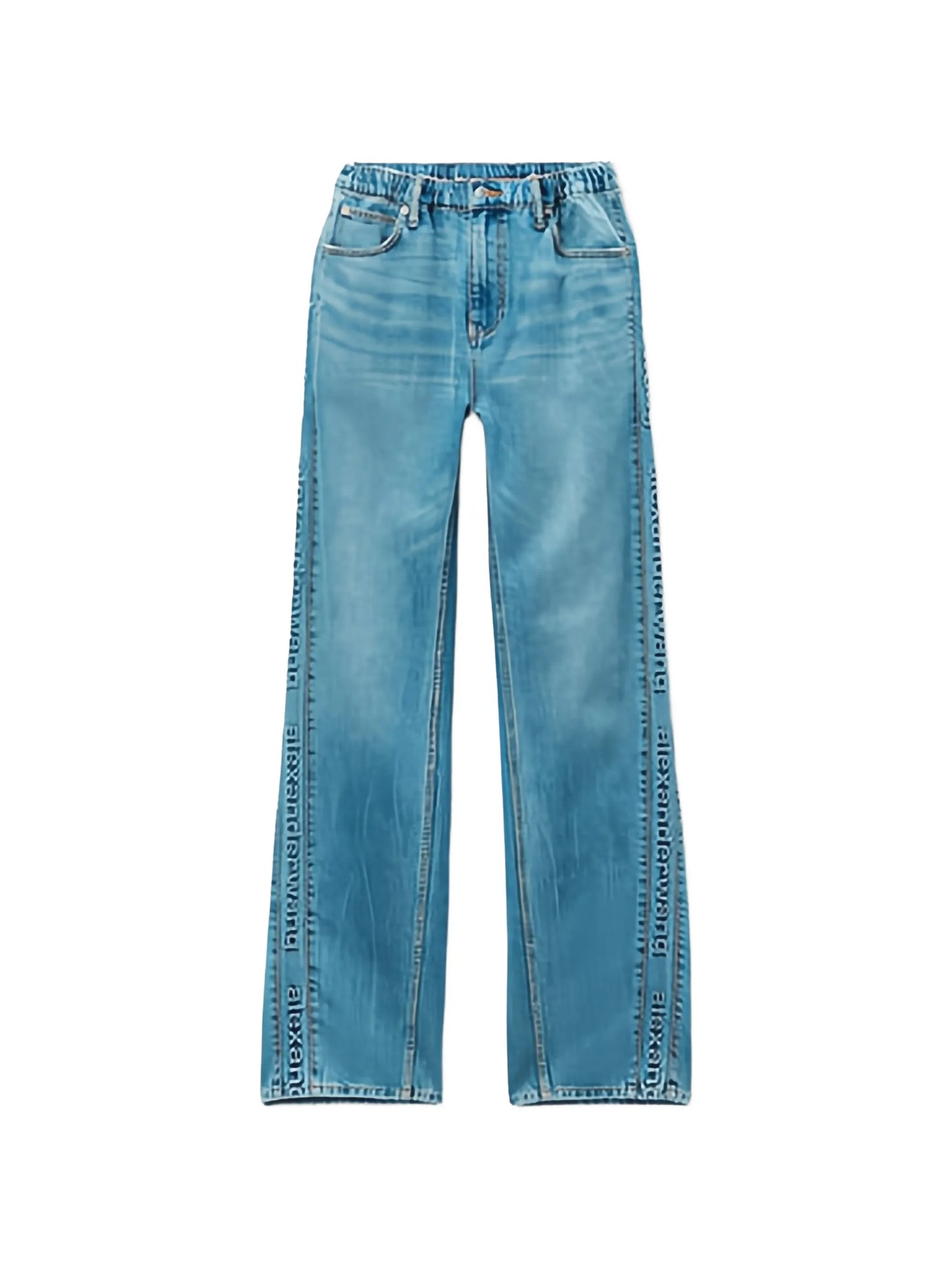 Logo-Embossed Balloon Jeans