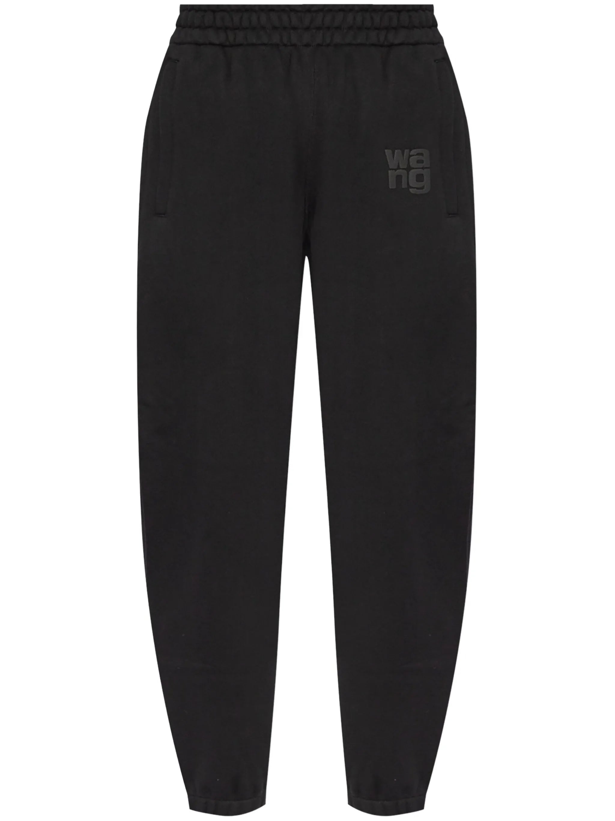 logo cotton track pants