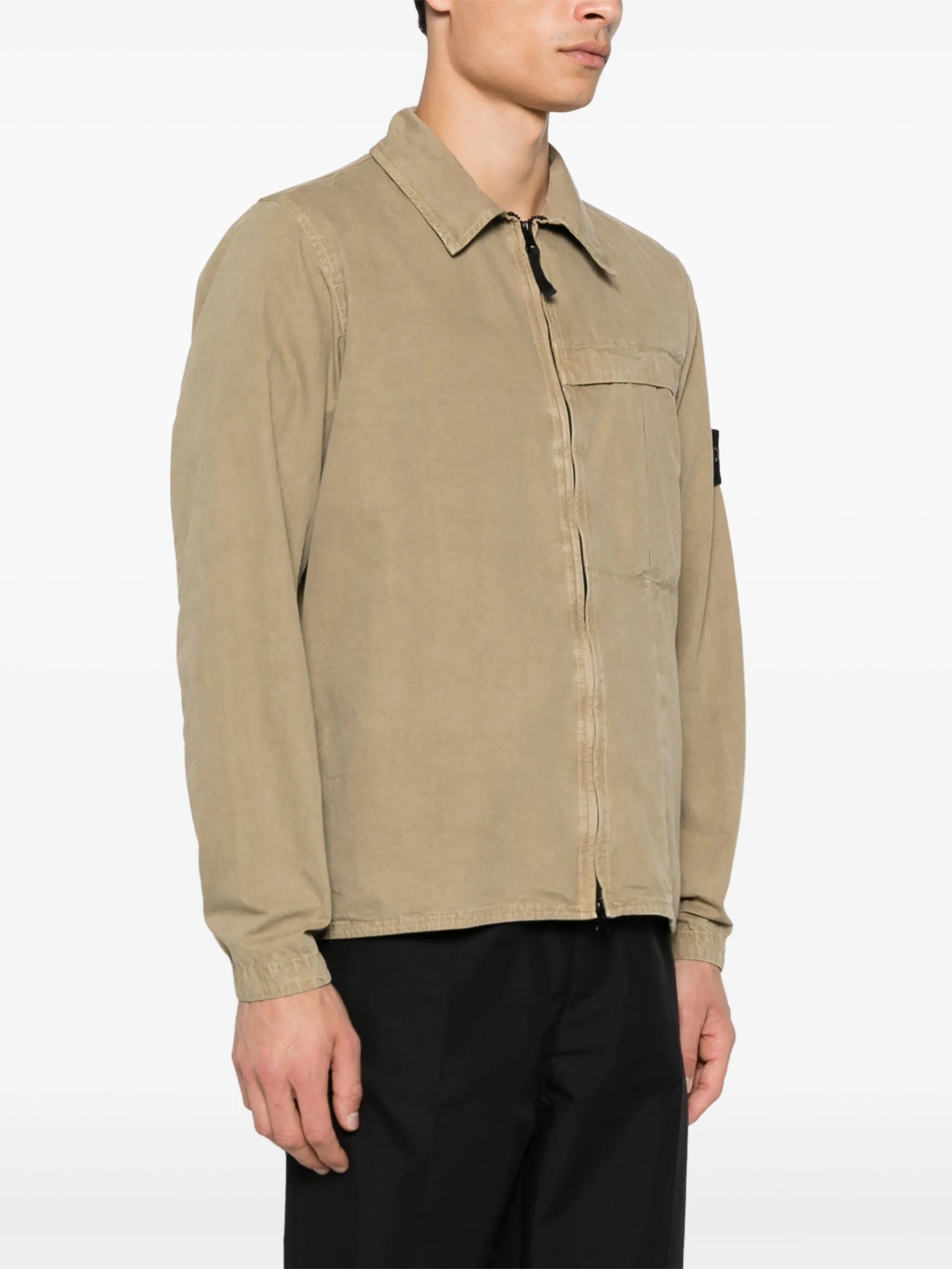 garment dyed canvas shirt