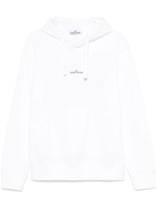 logo-print hoodie