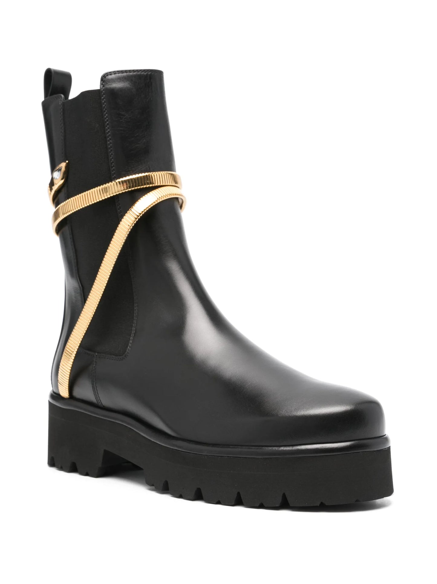 45mm snake-detail boots