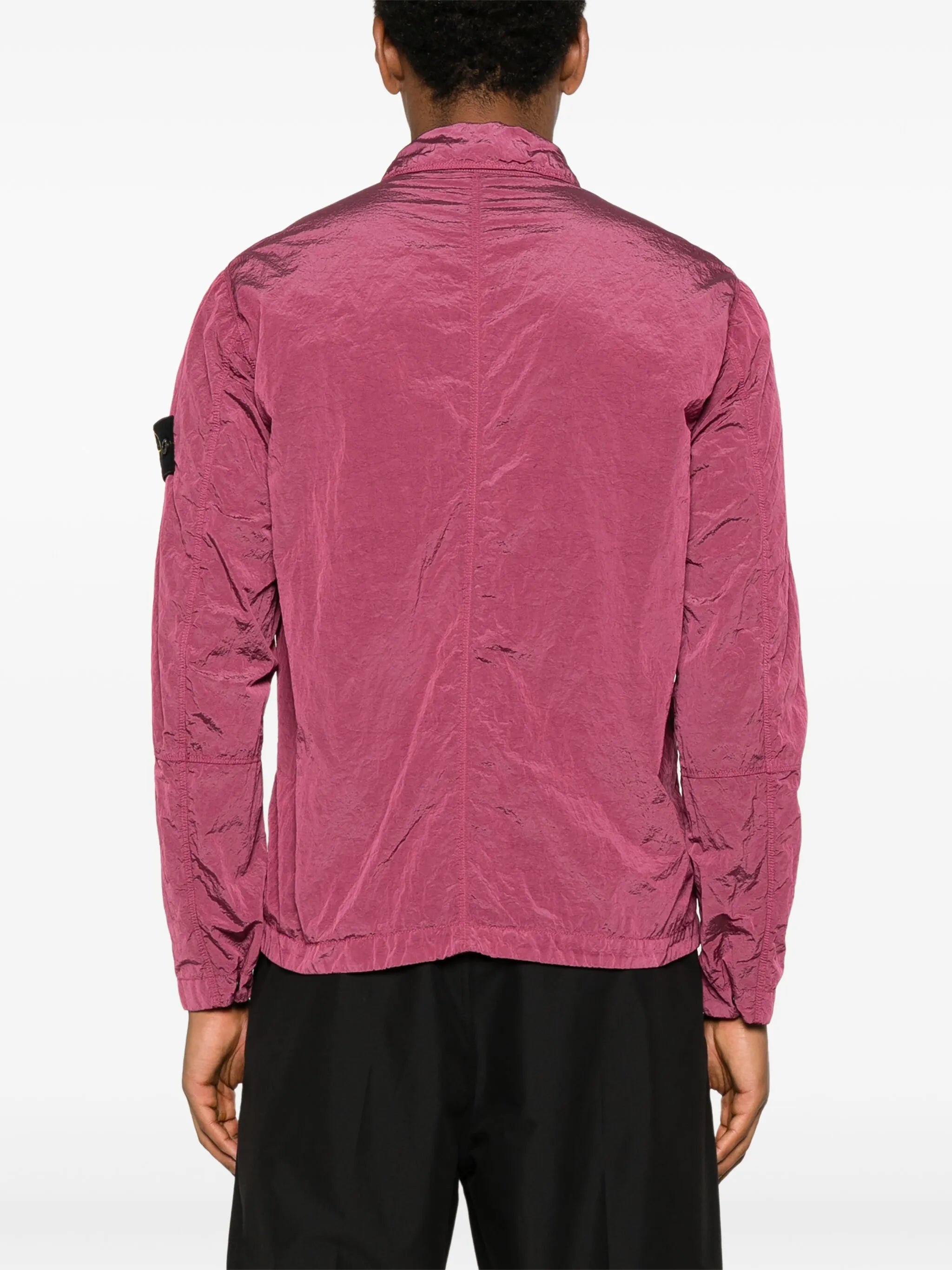 Compass-badge overshirt