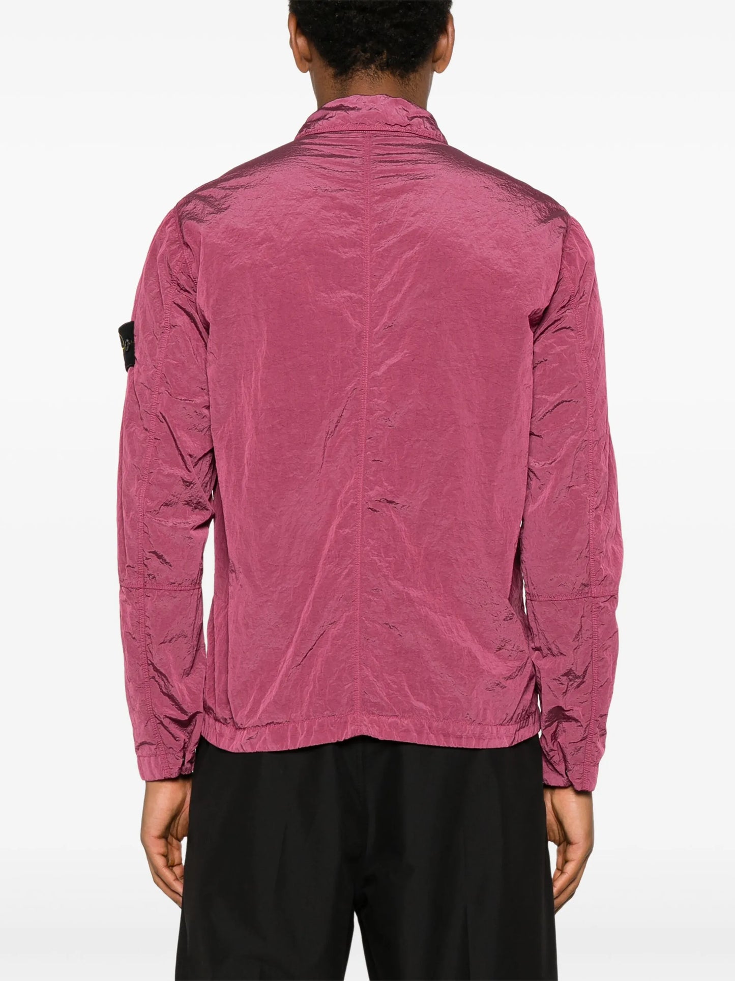 Compass-badge overshirt