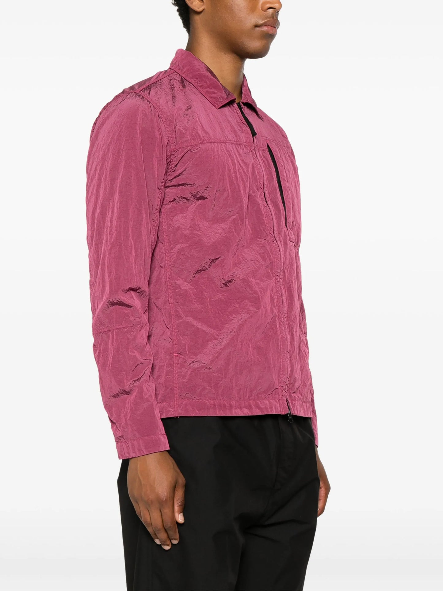 Compass-badge overshirt