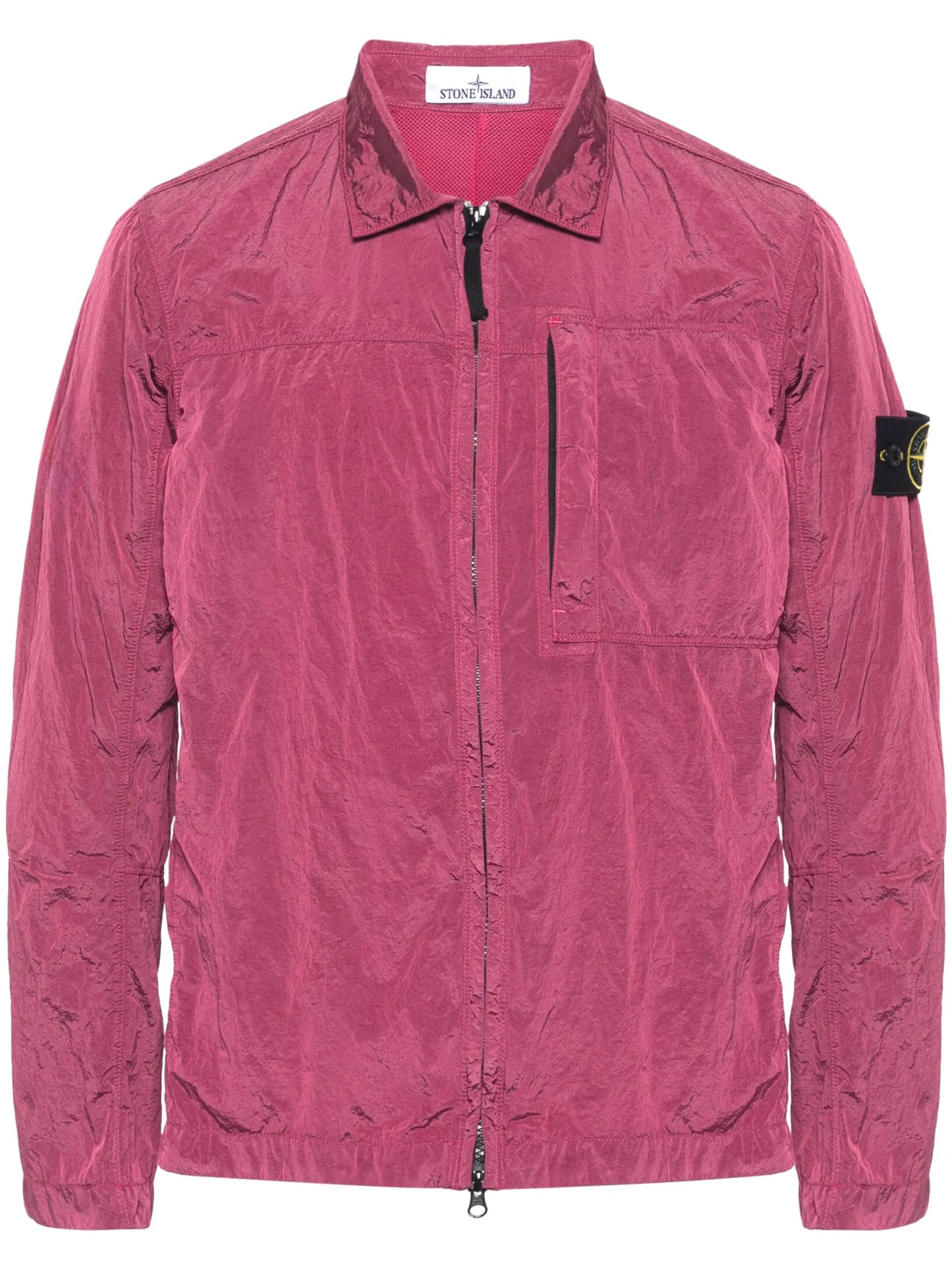 Compass-badge overshirt