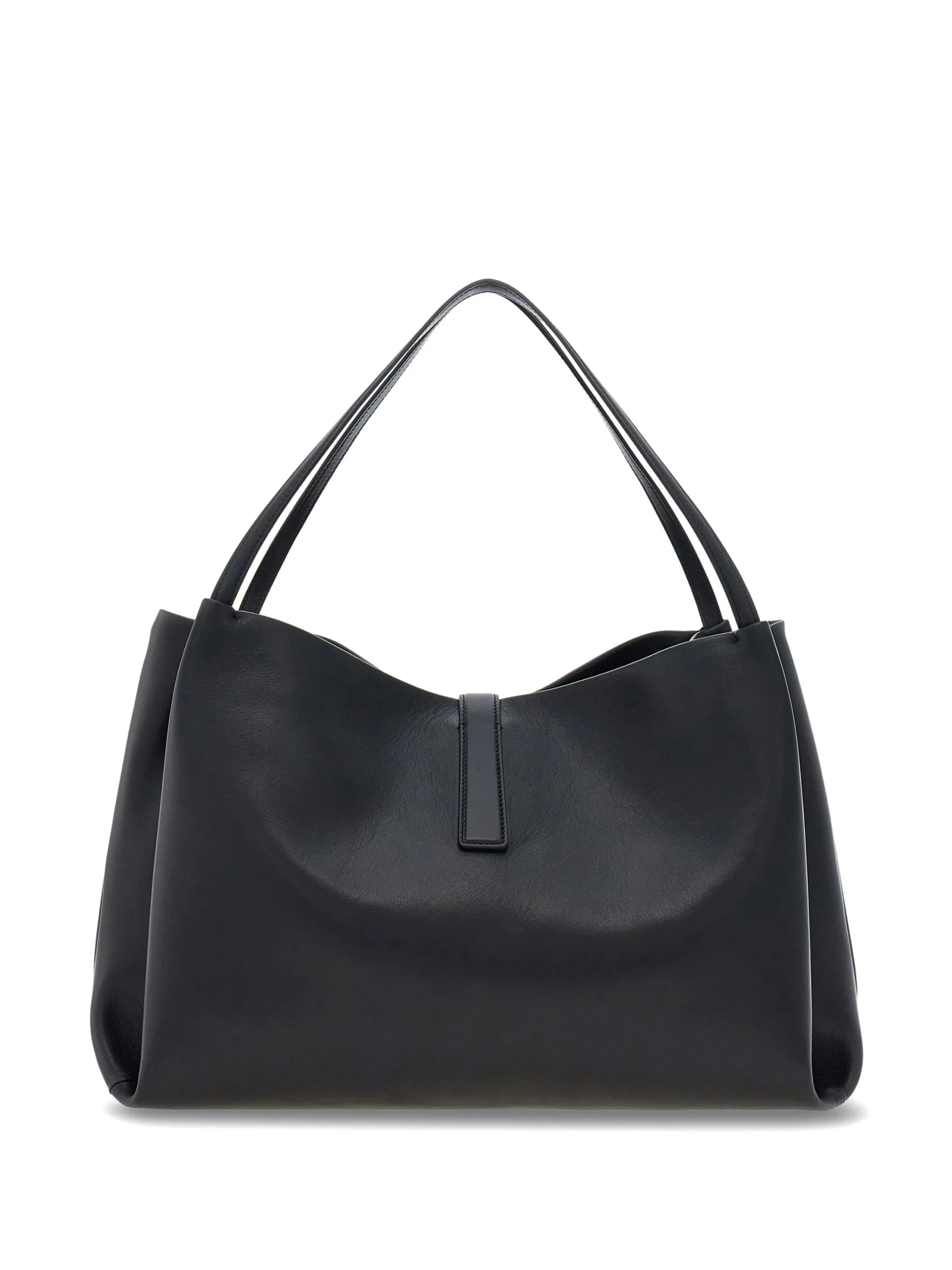 large leather tote bag