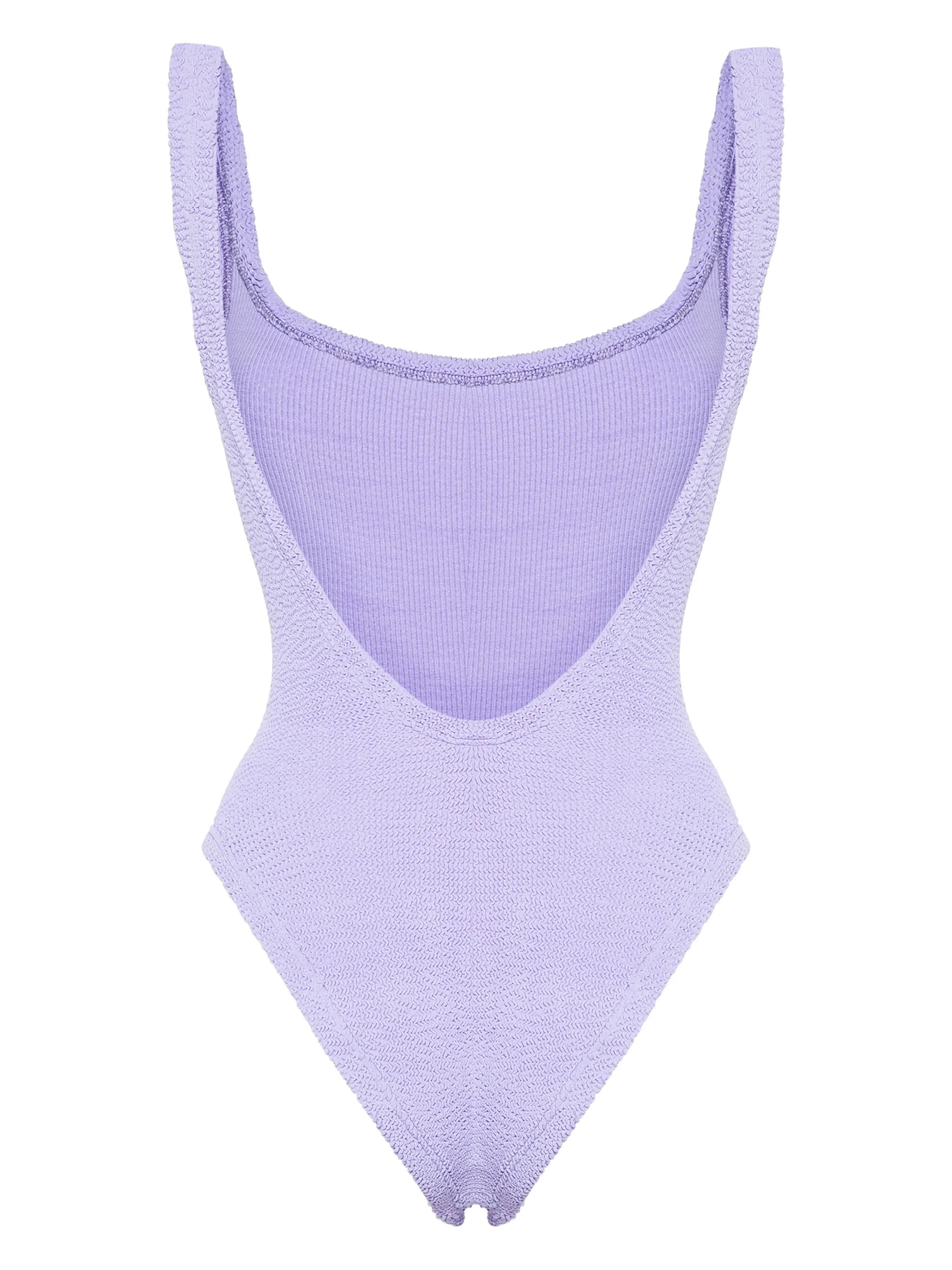 shirred-effect swimsuit